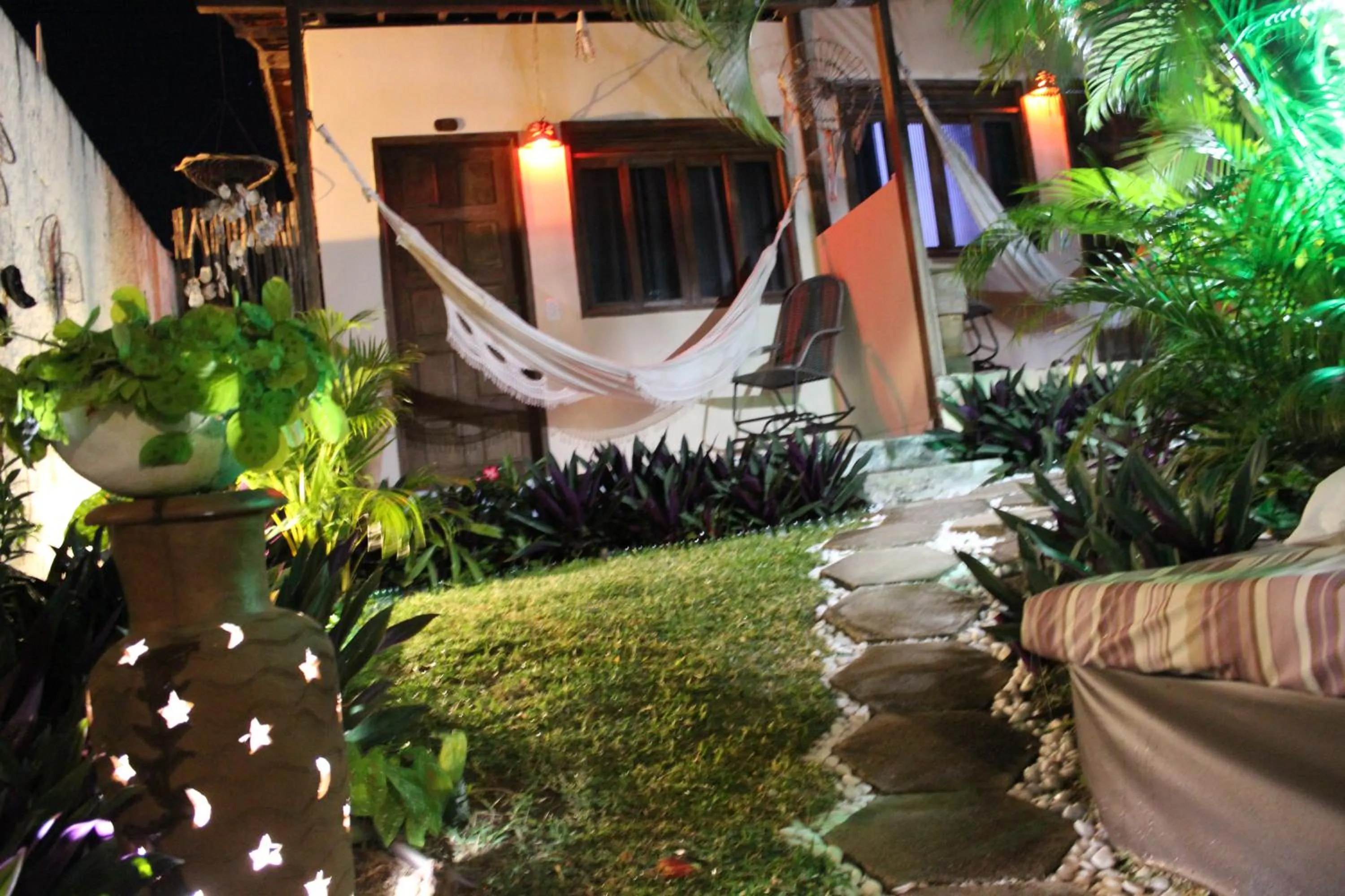 Garden view in Pousada Mar e Sol