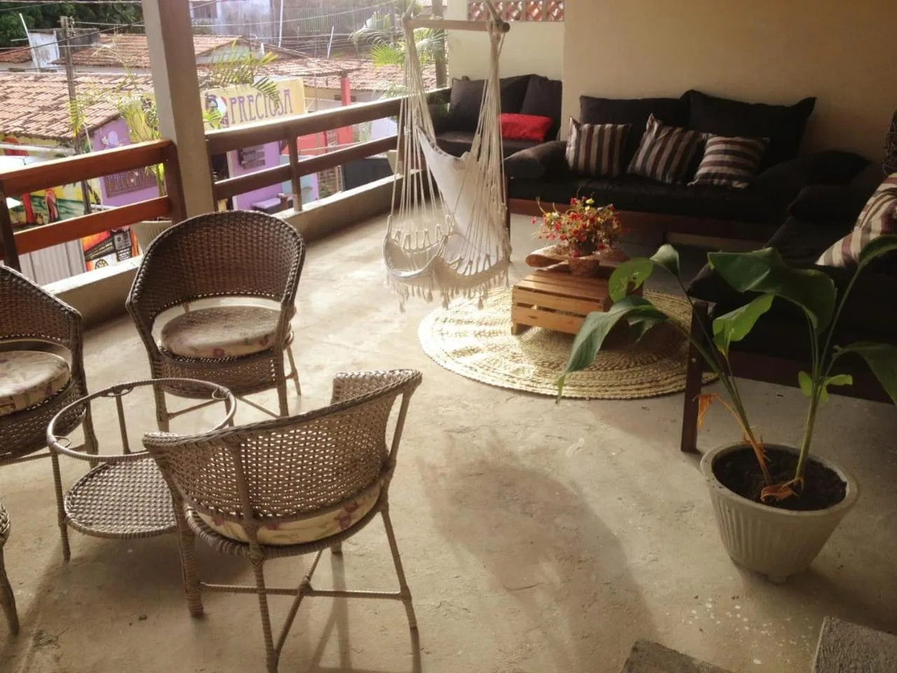 Balcony/Terrace in Pousada Mar e Sol