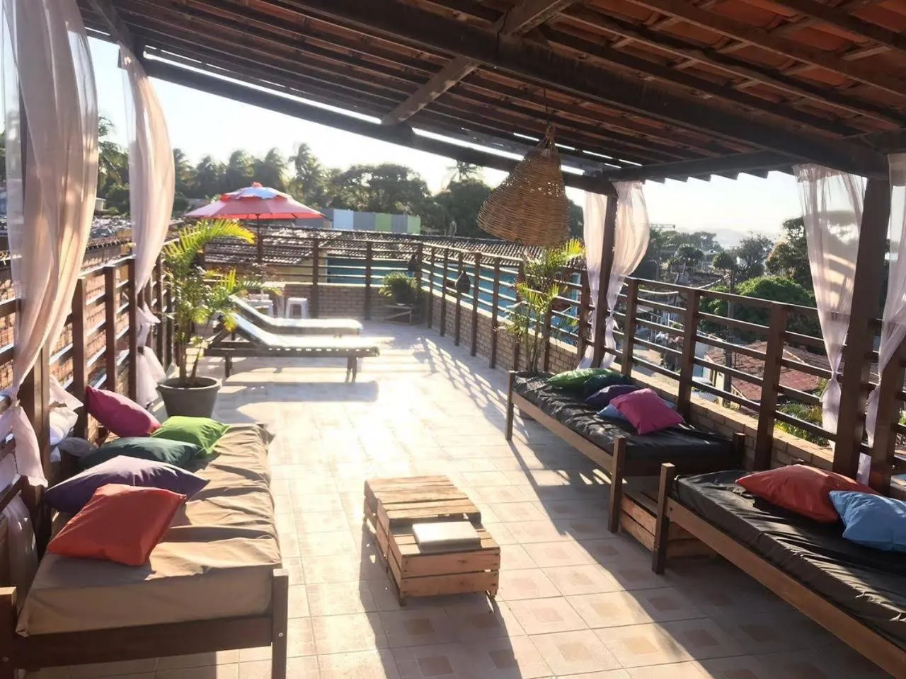 Balcony/Terrace in Pousada Mar e Sol