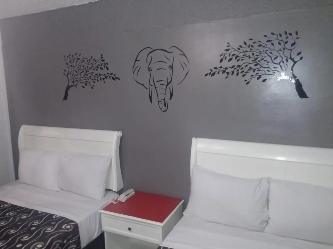 Bed in Hotel Boulevard Mexicali