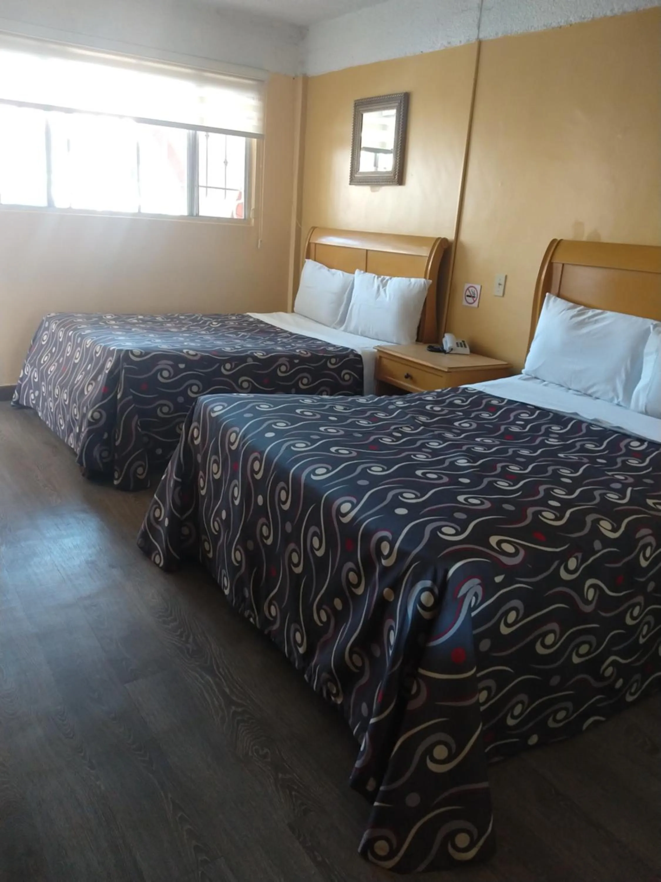 Bed in Hotel Boulevard Mexicali