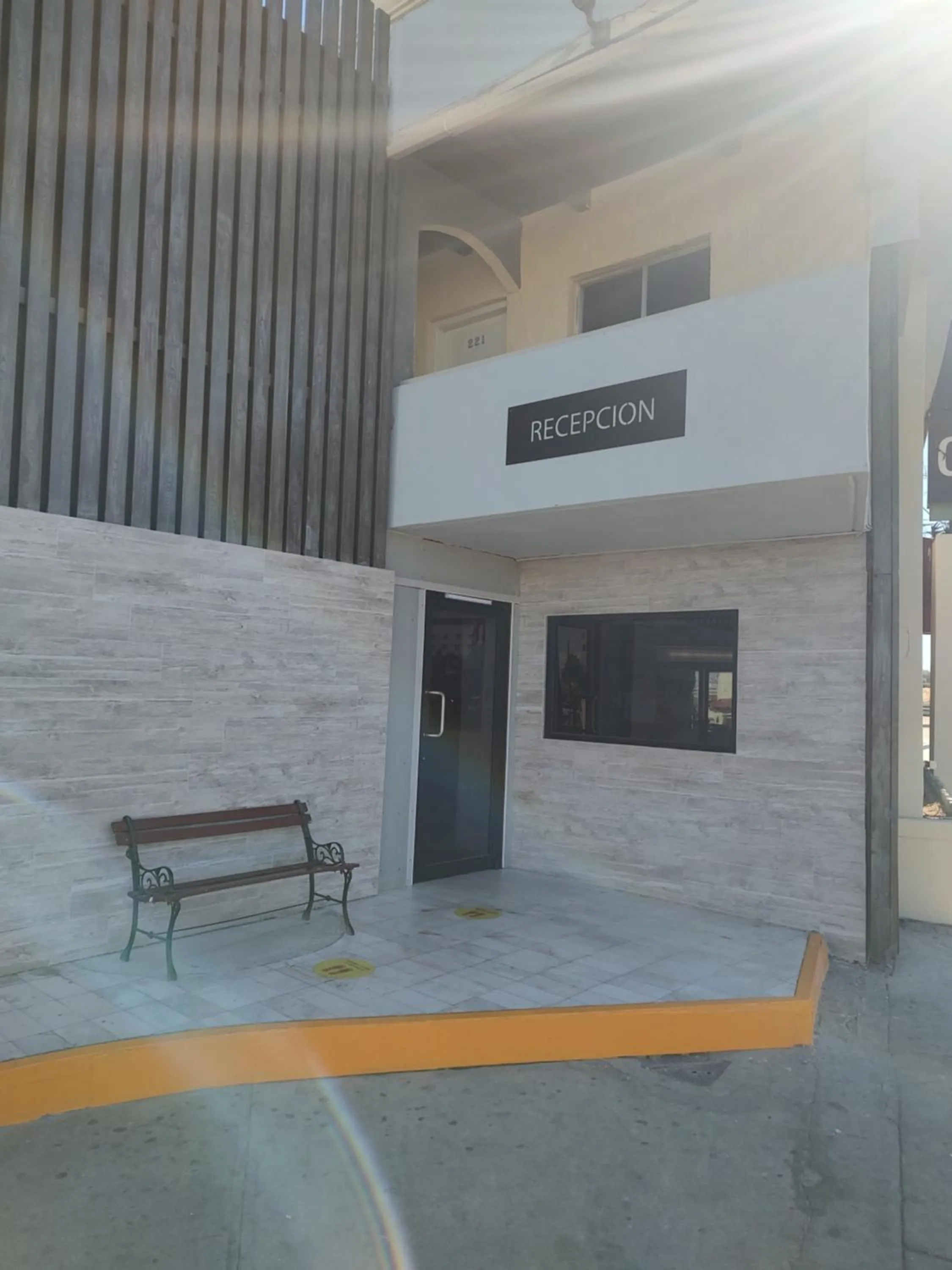 Lobby or reception in Hotel Azteca de Oro Mexicali