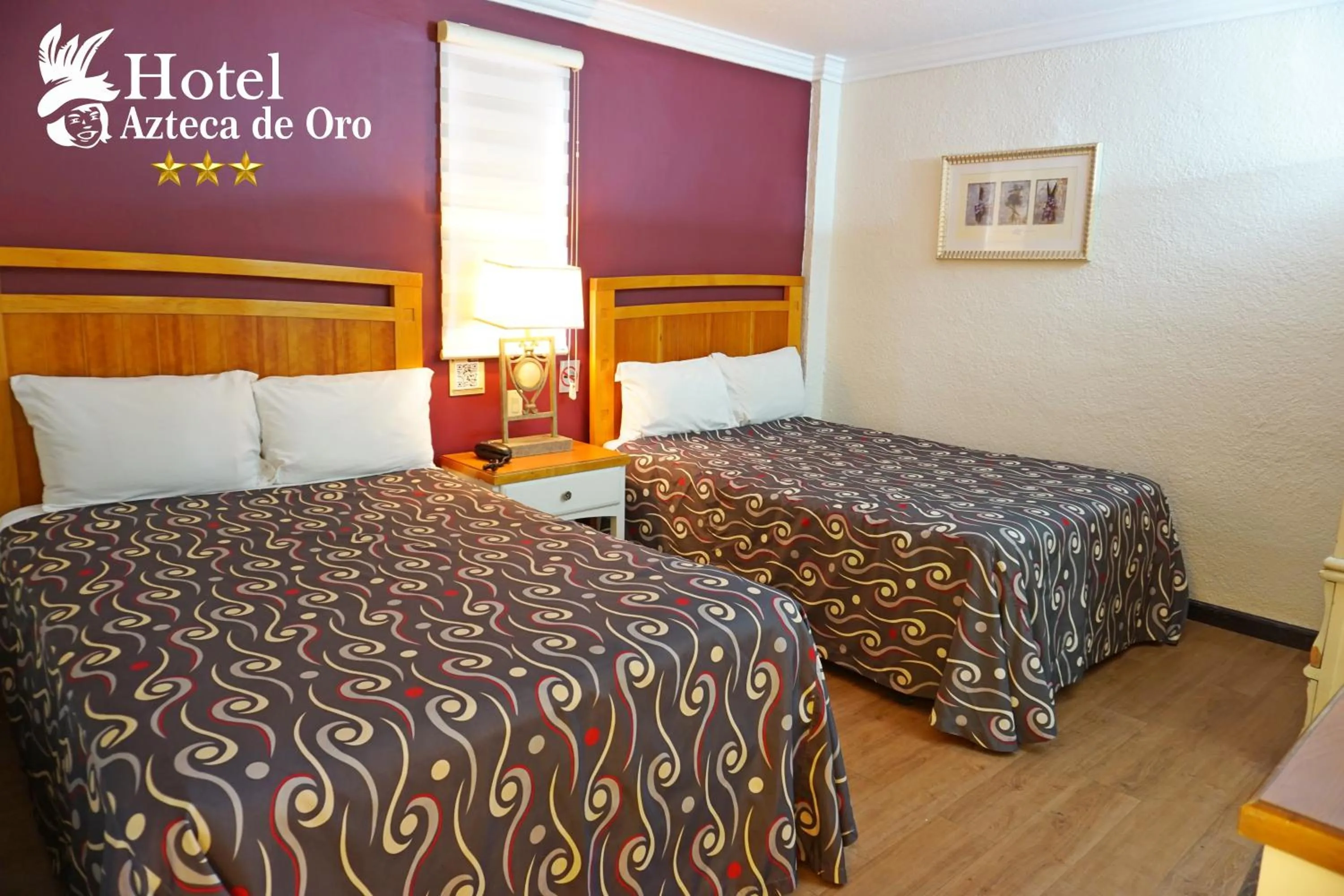 Photo of the whole room, Bed in Hotel Azteca de Oro Mexicali