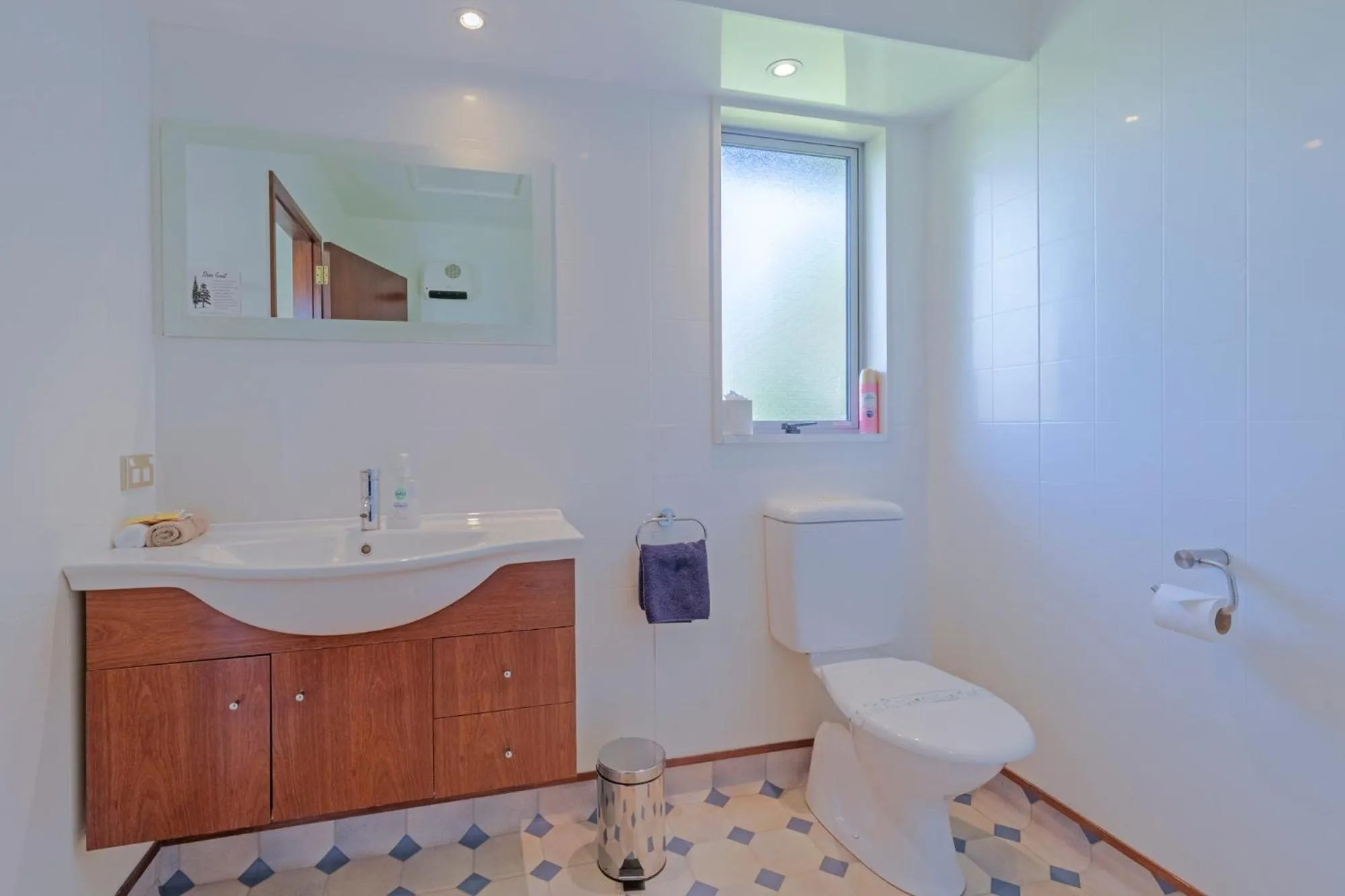 Toilet in Andorra Motel