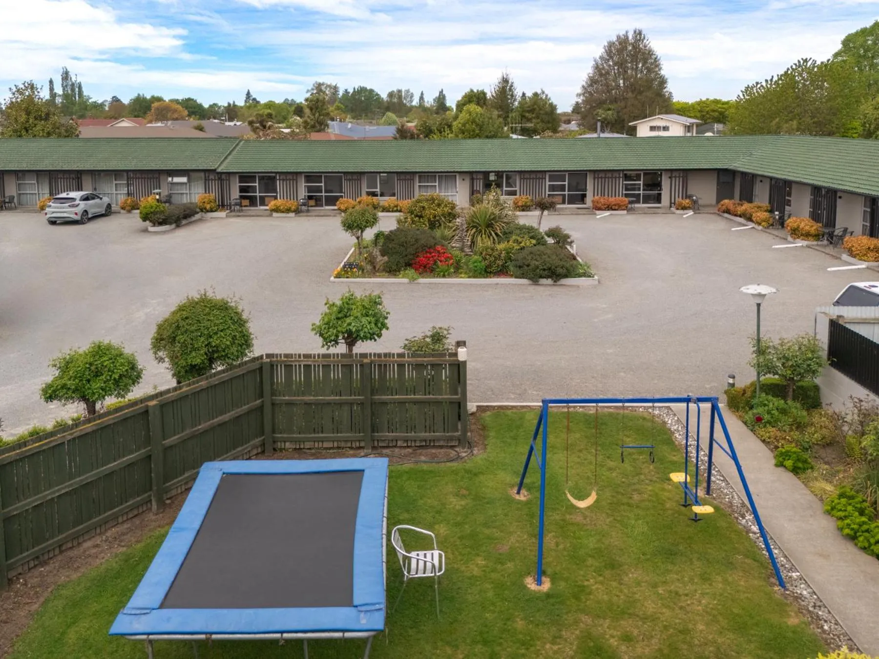Children play ground in Andorra Motel
