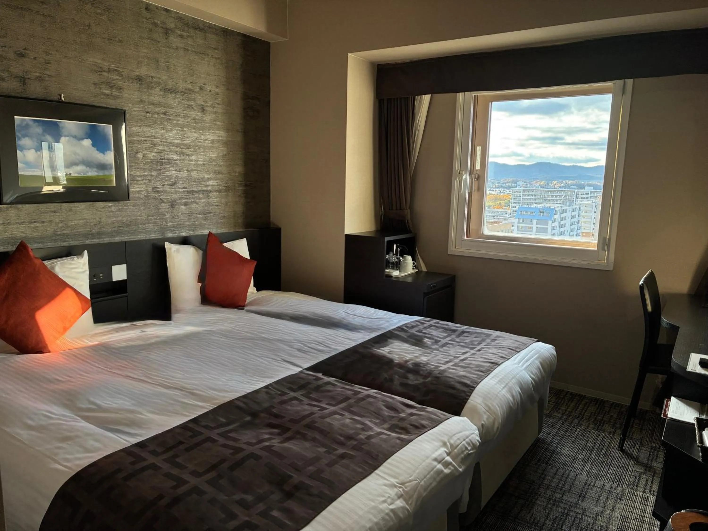 Bedroom, Bed in Premier Hotel -CABIN- Asahikawa