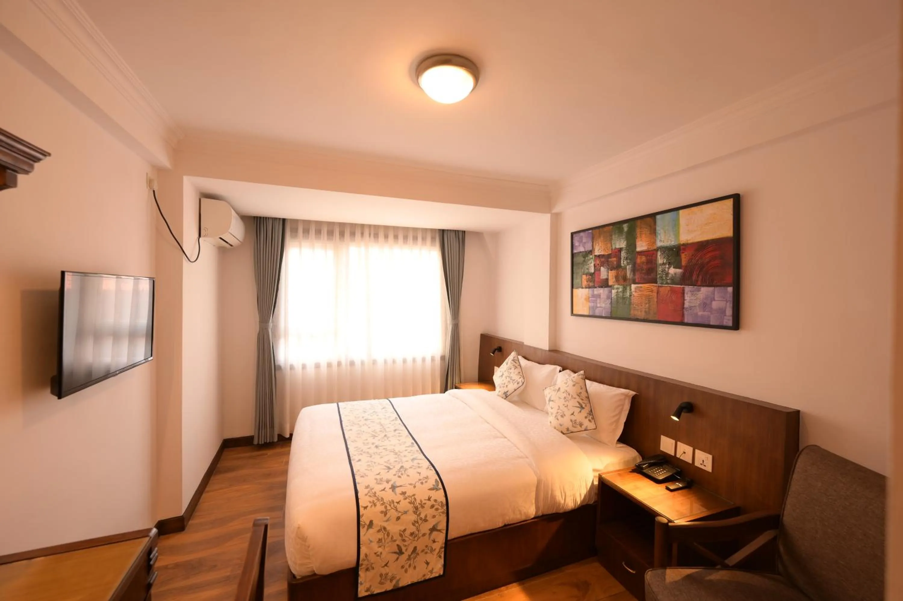 Bed in Gallery Park Hotel