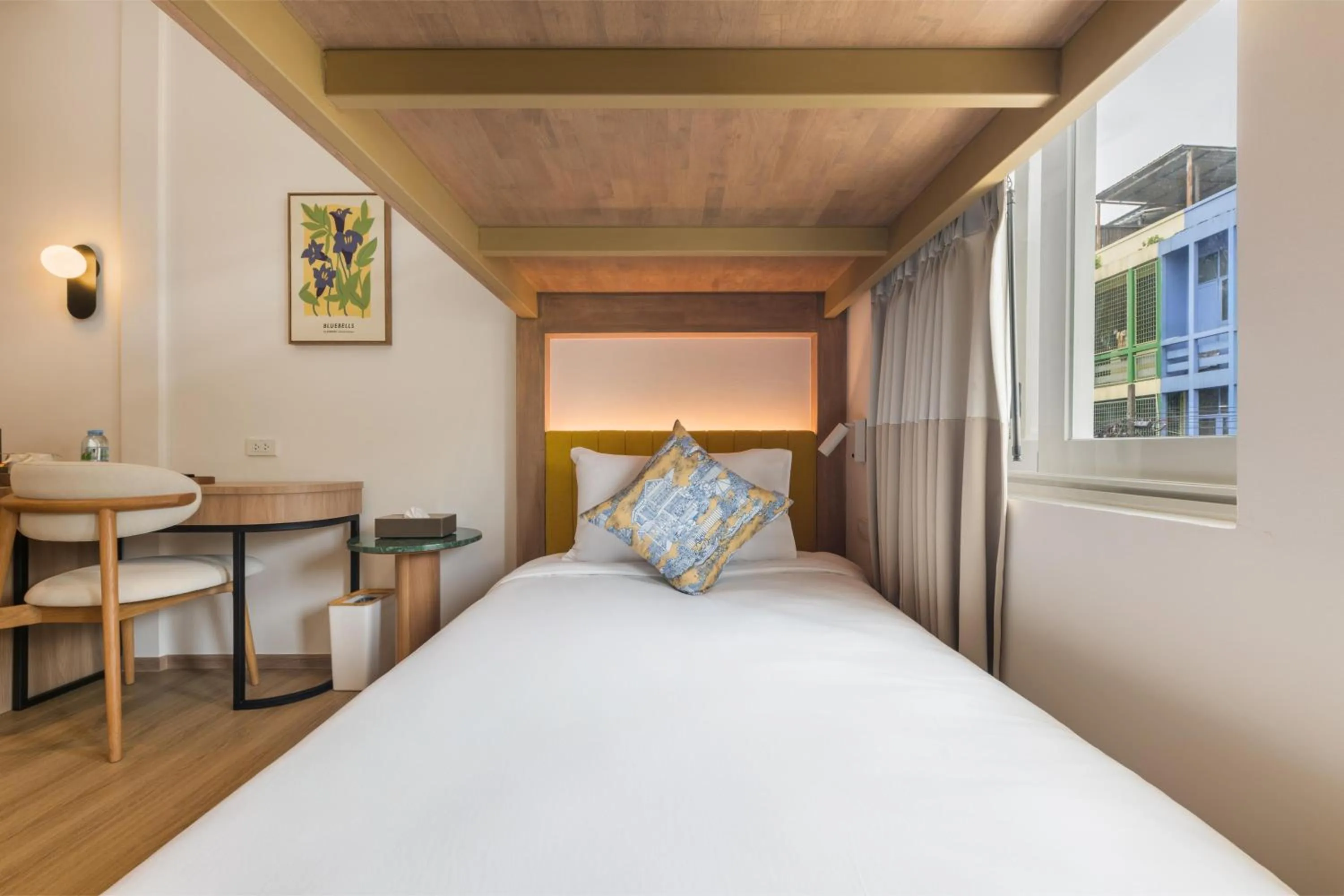 Bed in Upstairs at Ton Ton