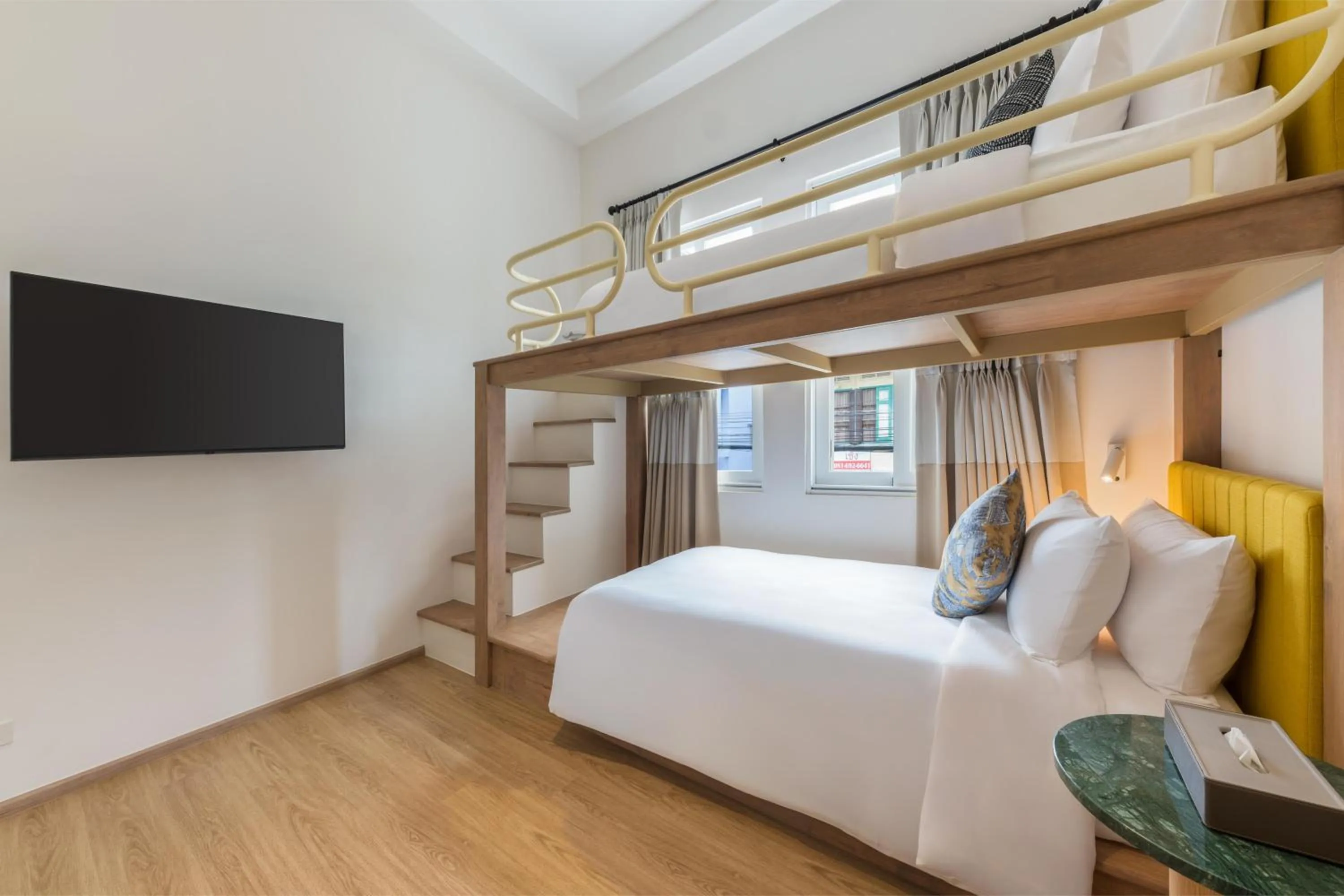 Bedroom, Bed in Upstairs at Ton Ton