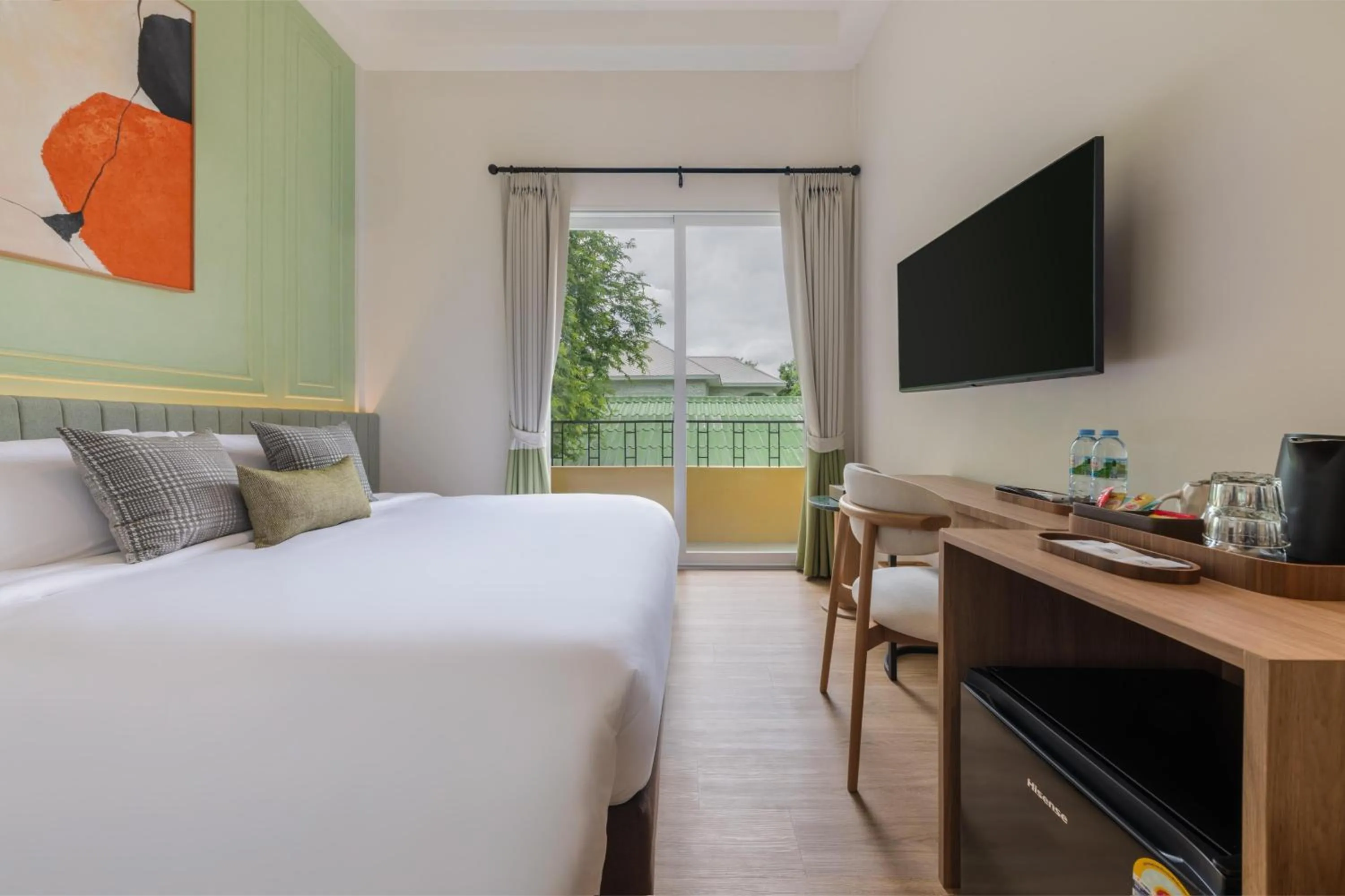 Bedroom, Bed in Upstairs at Ton Ton