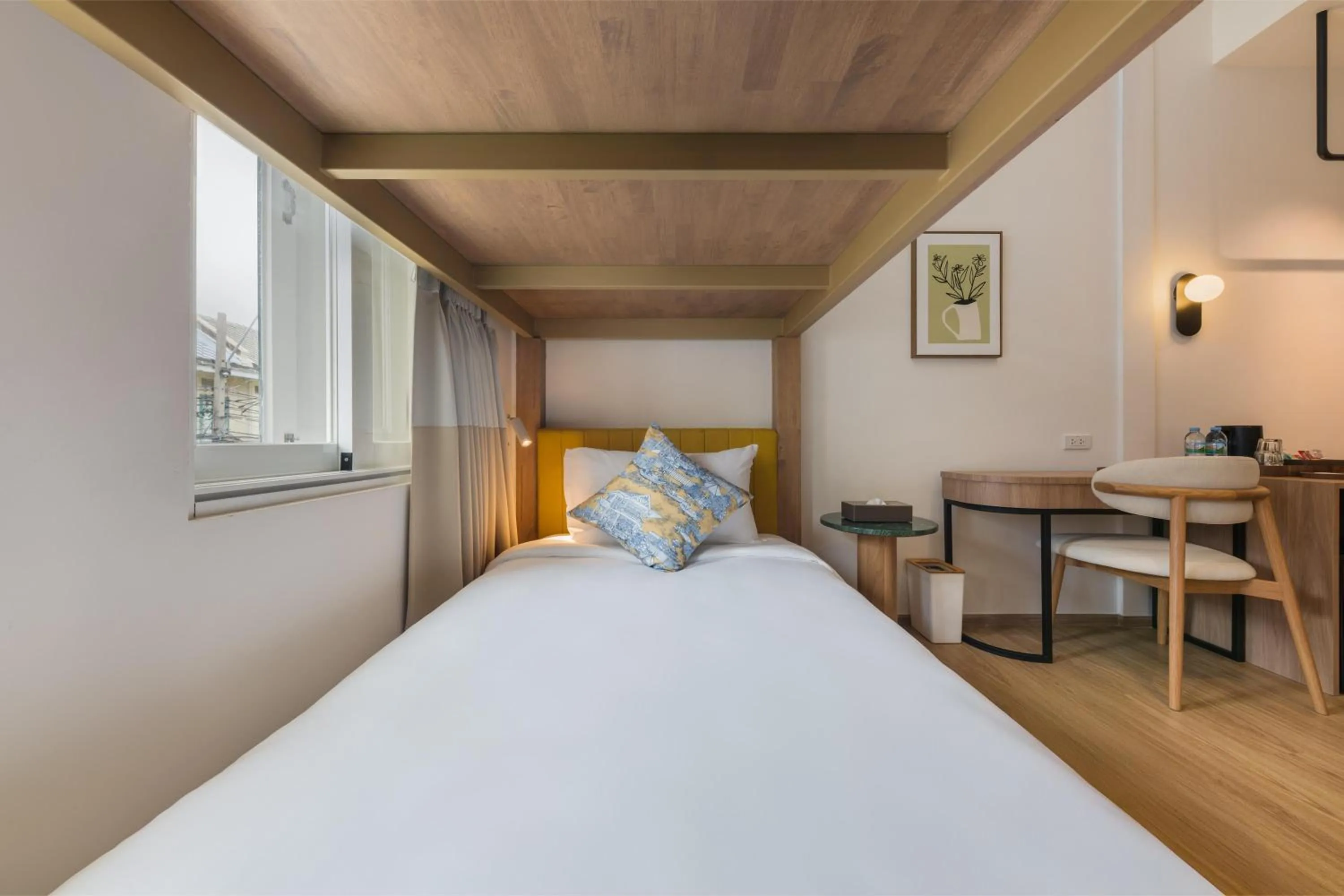 Bed in Upstairs at Ton Ton