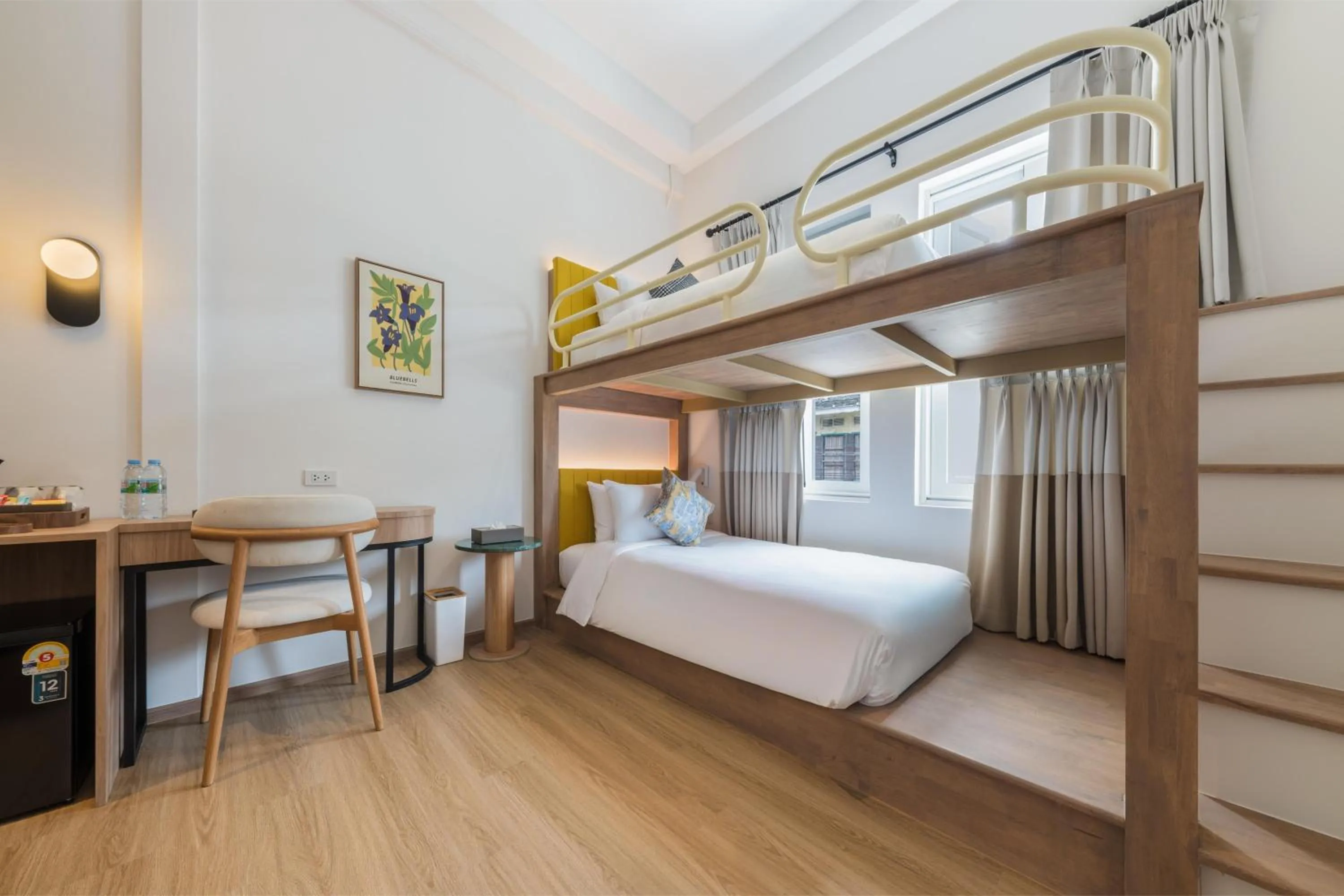 Bed in Upstairs at Ton Ton