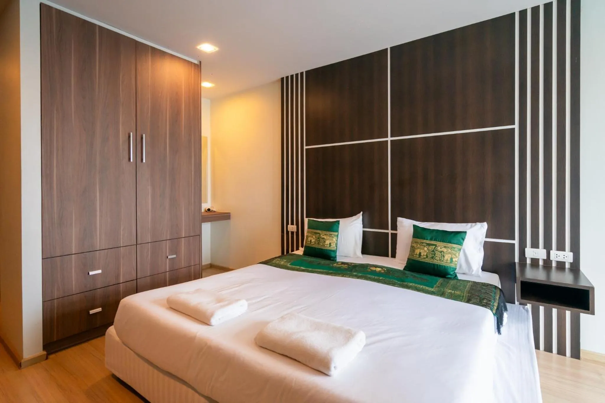 Bed in Golden Manora Hotel Bangtao Beach Phuket
