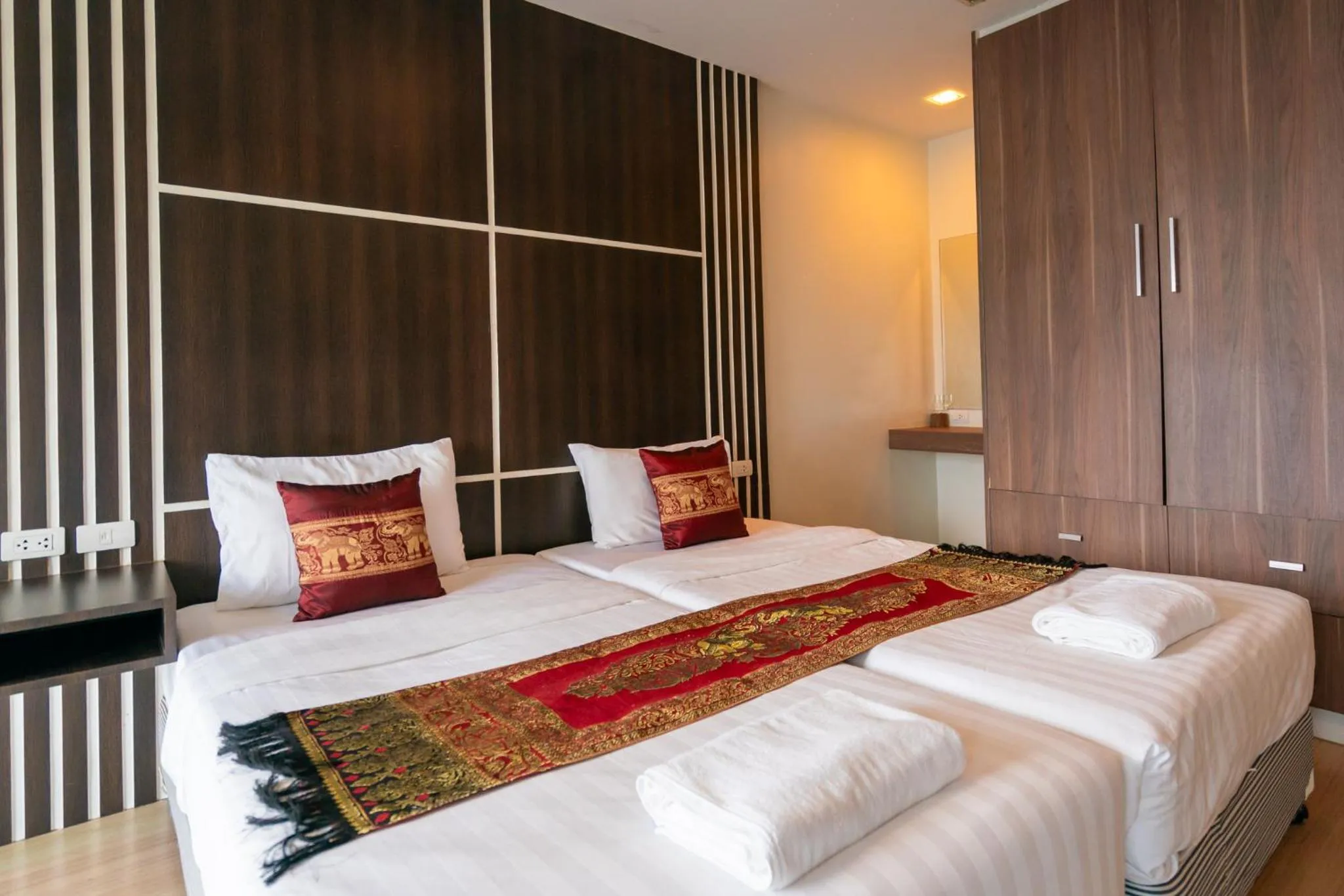 Bed in Golden Manora Hotel Bangtao Beach Phuket