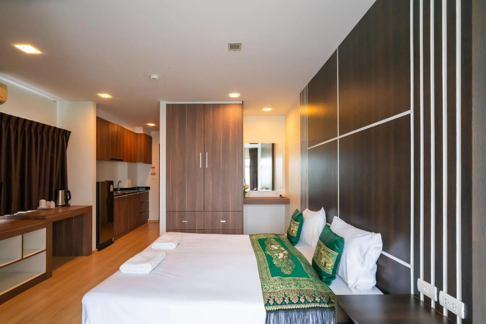 Bed in Golden Manora Hotel Bangtao Beach Phuket