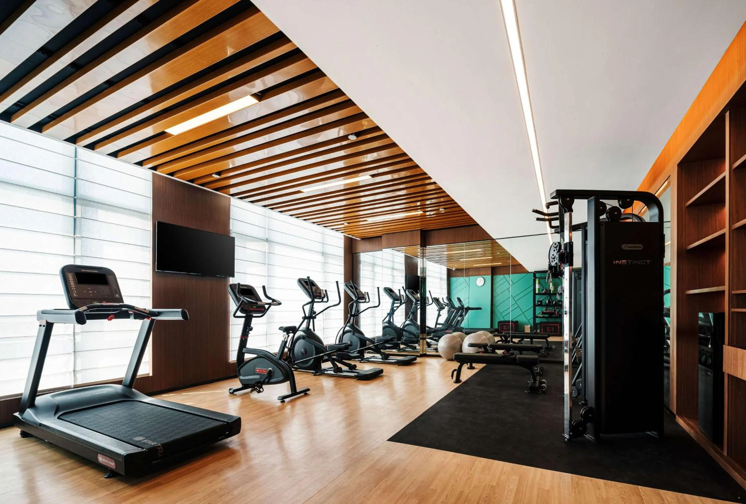 Fitness centre/facilities in Hilton Garden Inn Anqing Susong