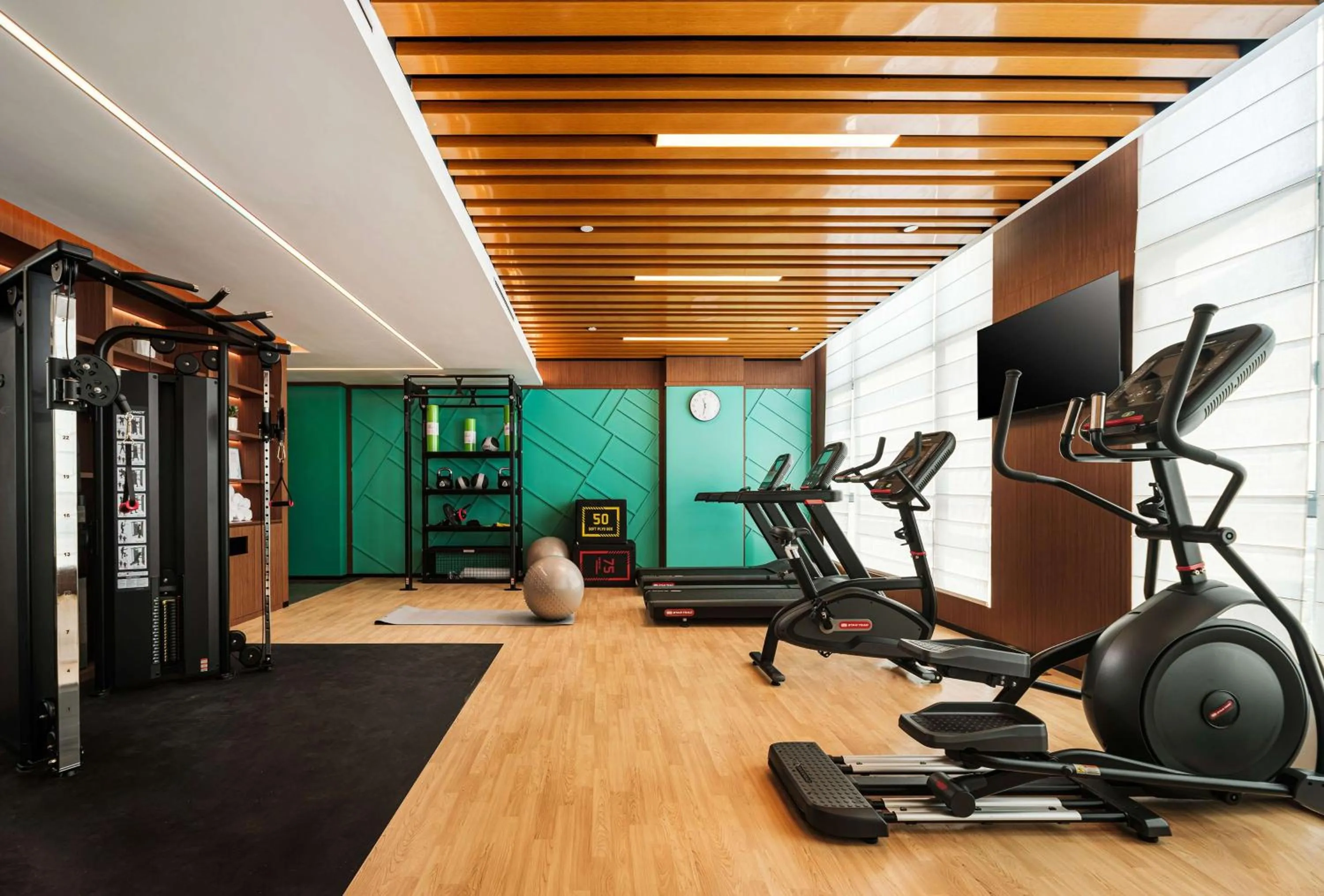 Fitness centre/facilities in Hilton Garden Inn Anqing Susong
