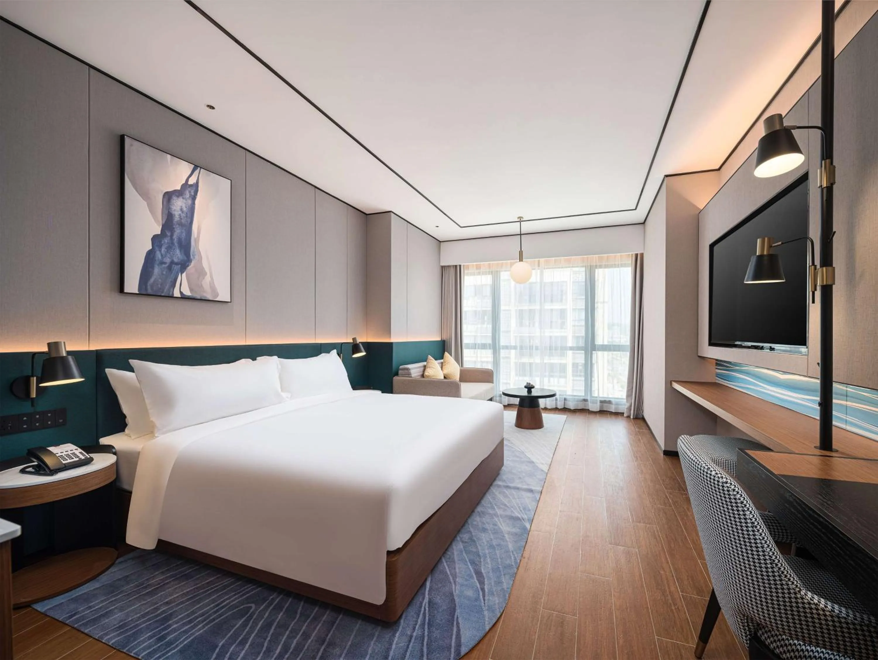 Bed in Hilton Garden Inn Anqing Susong