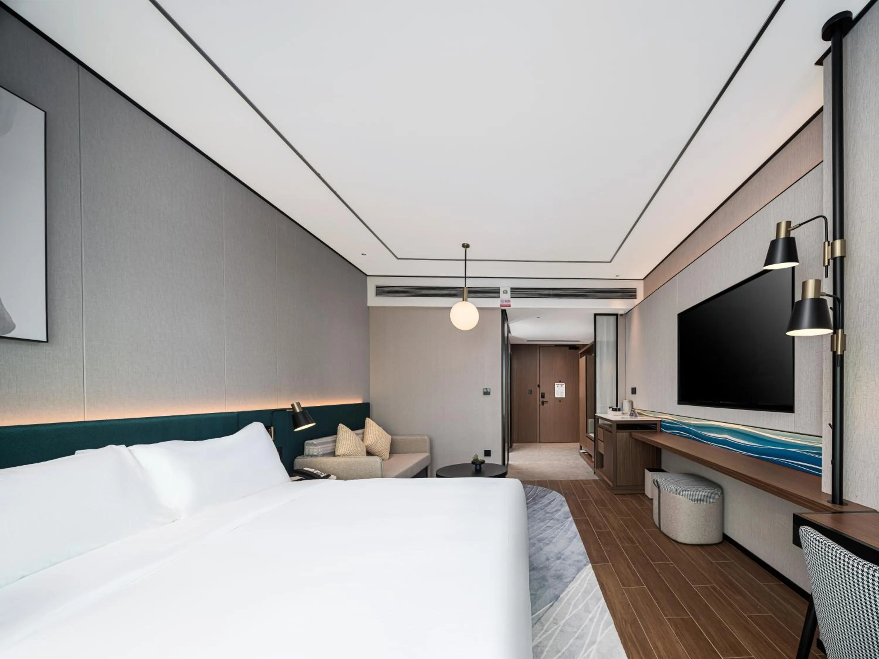 Bedroom, Bed in Hilton Garden Inn Anqing Susong