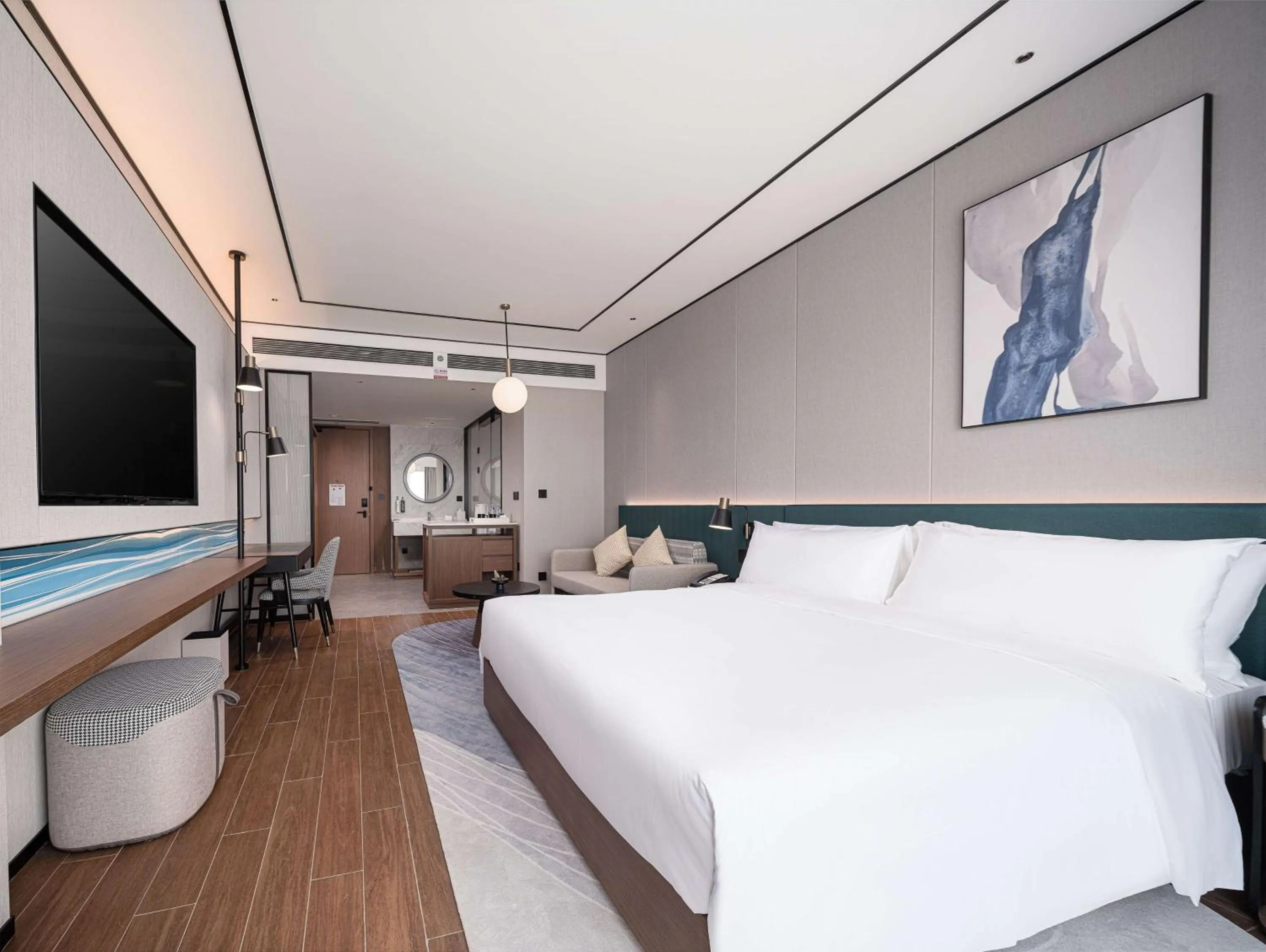 Bed in Hilton Garden Inn Anqing Susong