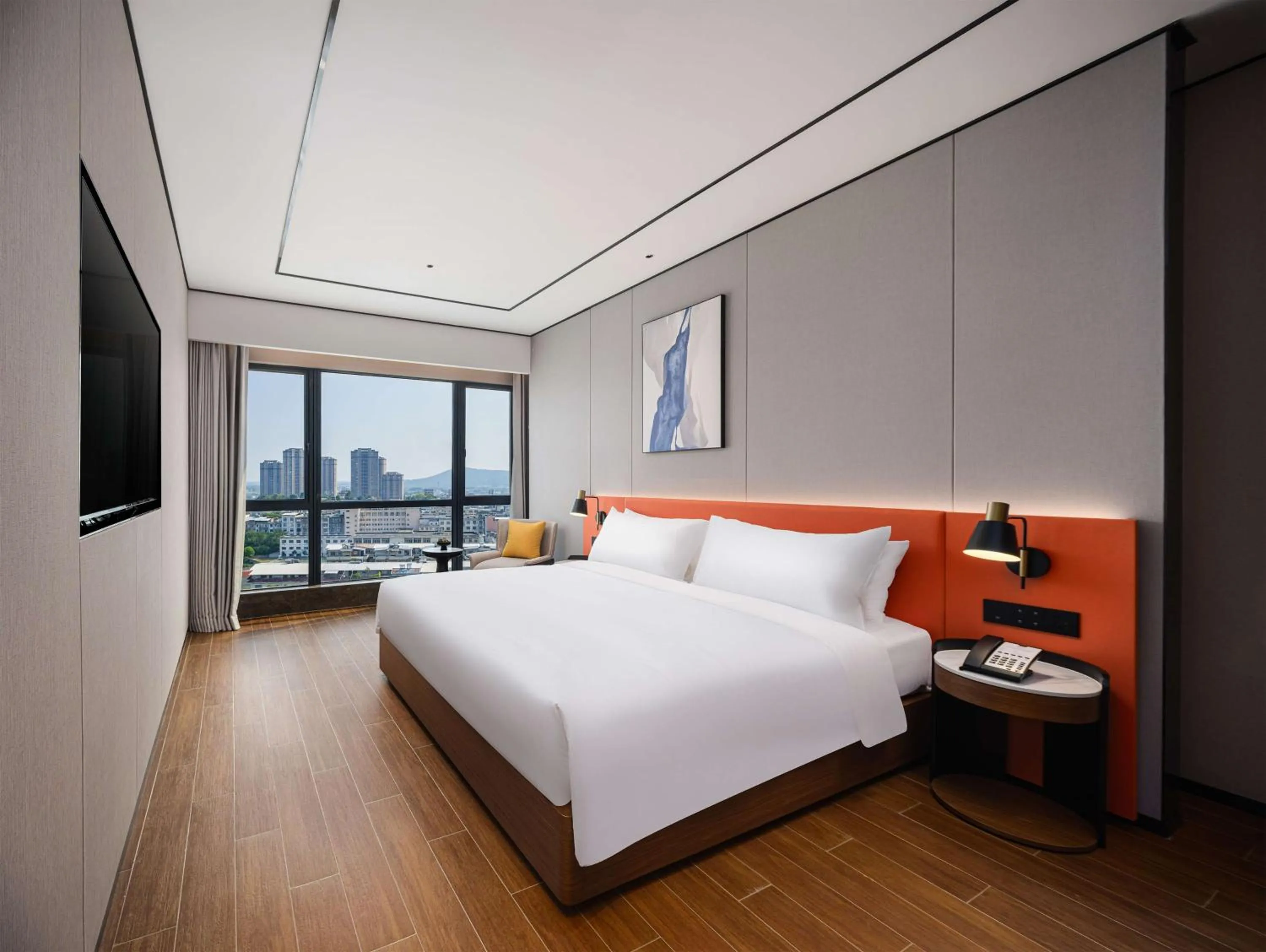 Bed in Hilton Garden Inn Anqing Susong