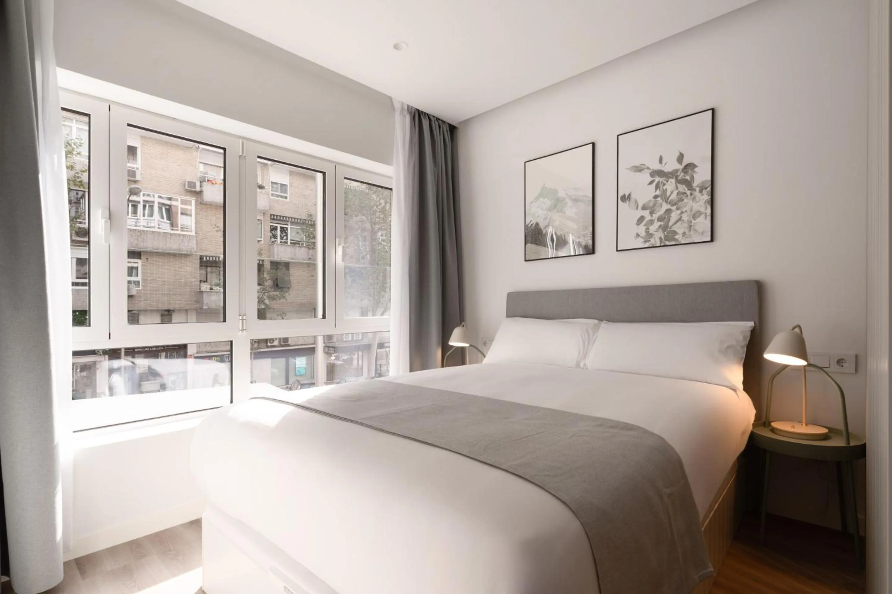 Bed in Limehome Madrid Calle de Juan Hurtado de Mendoza