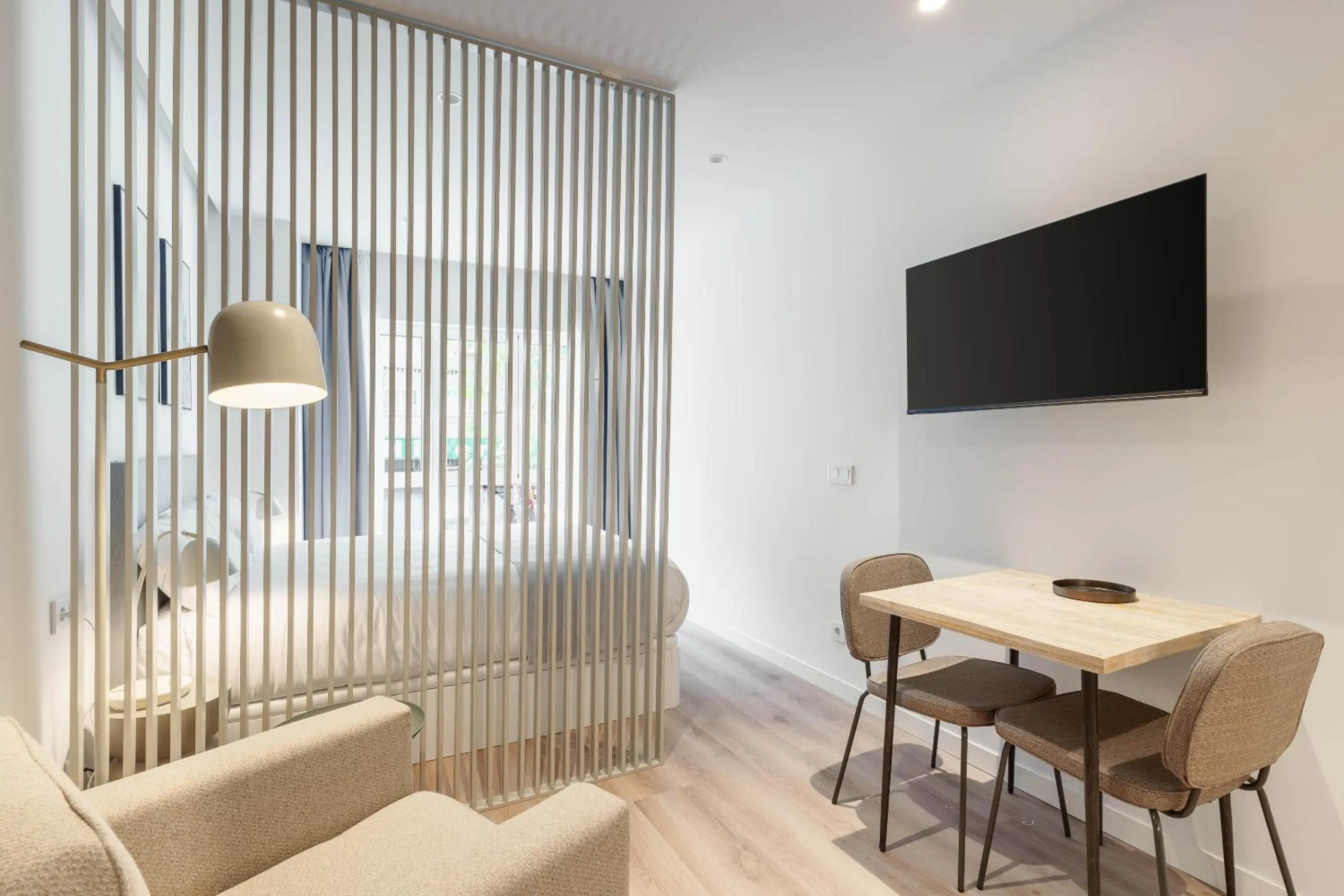 Bed in Limehome Madrid Calle de Juan Hurtado de Mendoza