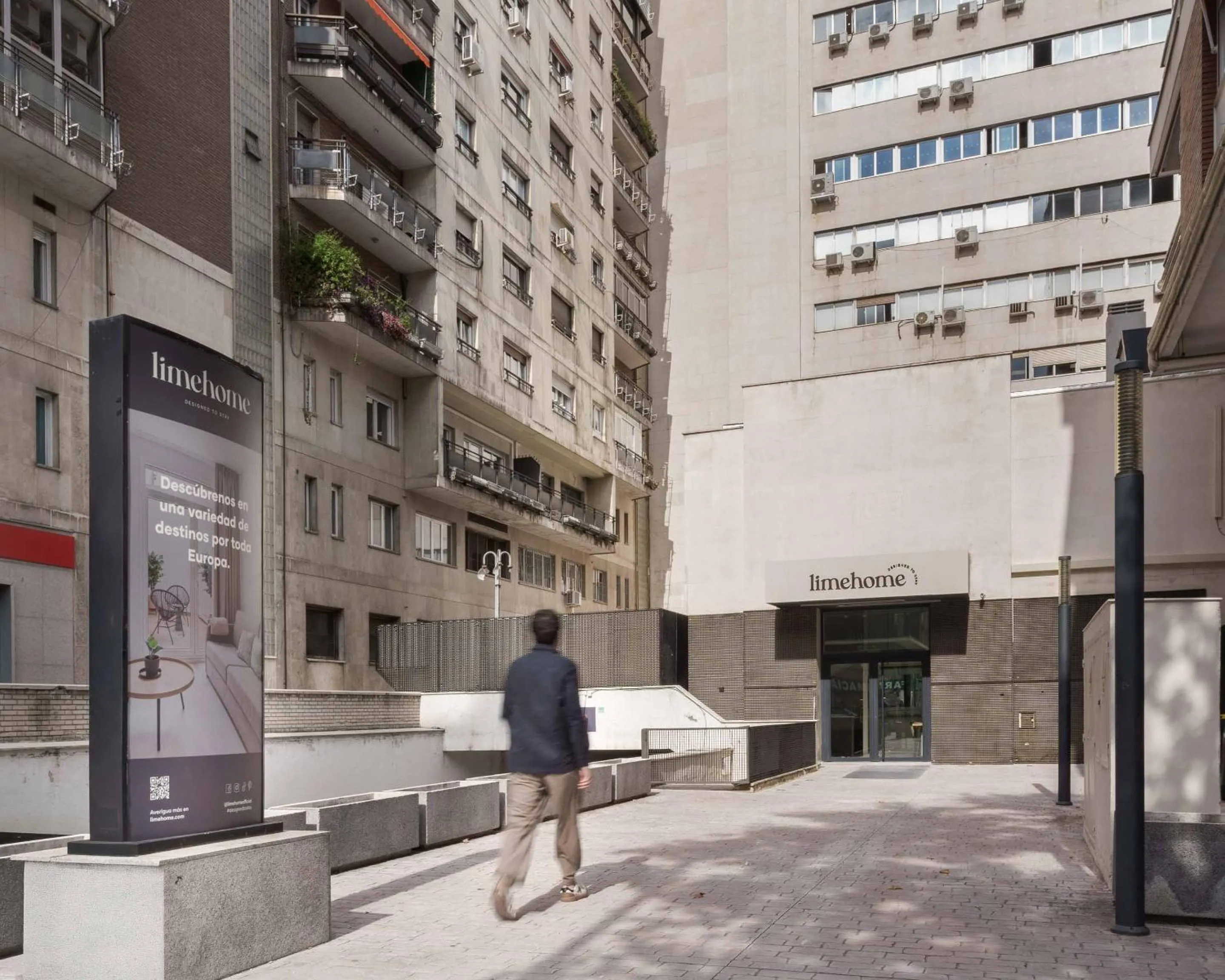 Property building in Limehome Madrid Calle de Juan Hurtado de Mendoza