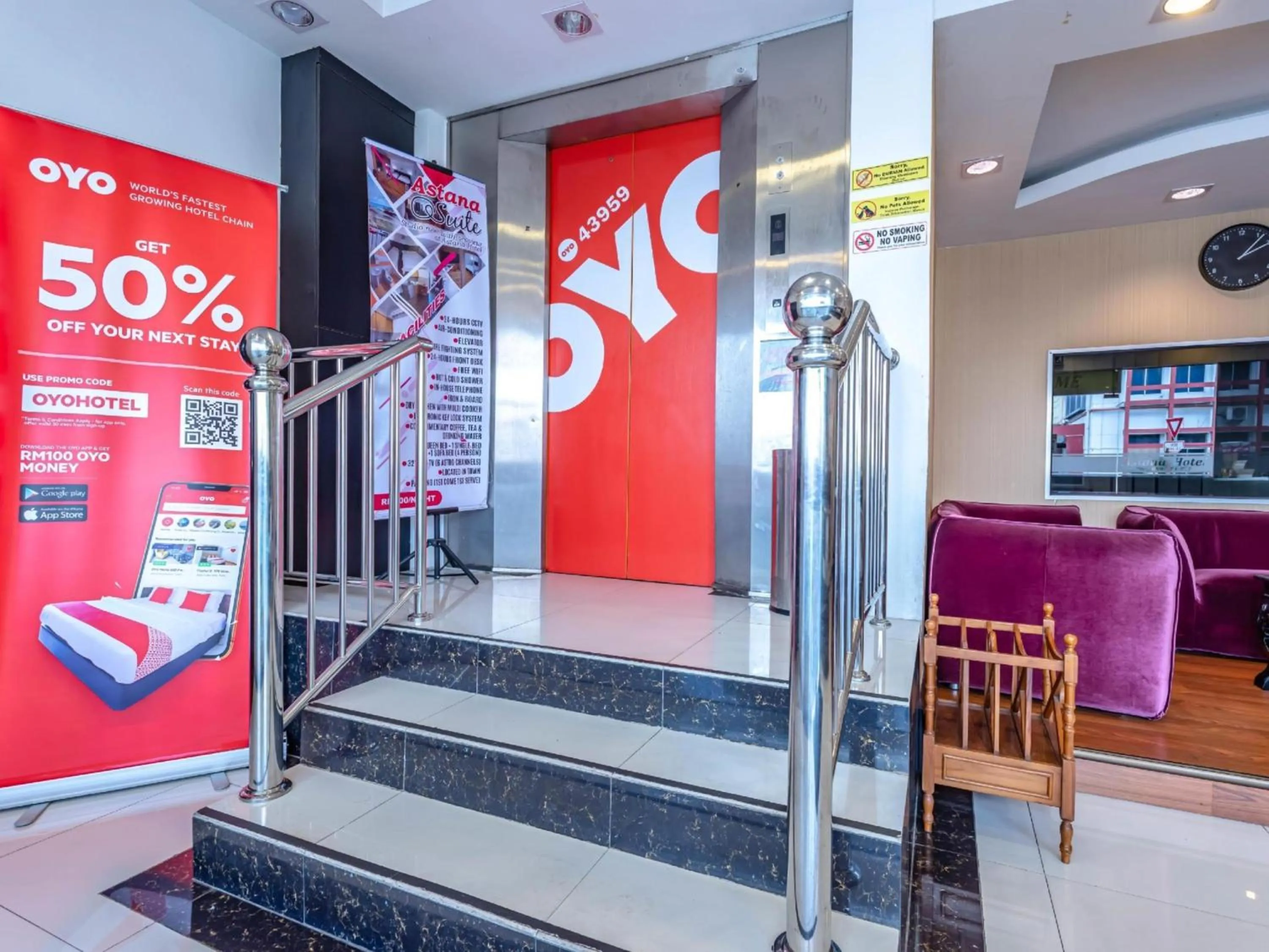 Lobby or reception in Hotel O Astana Hotel