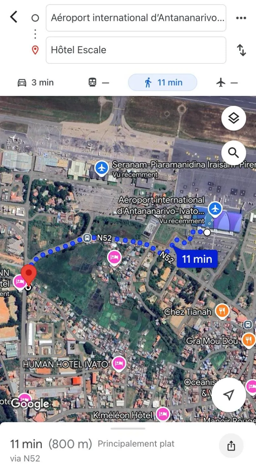 Hôtel ESCALE - Aéroport Ivato