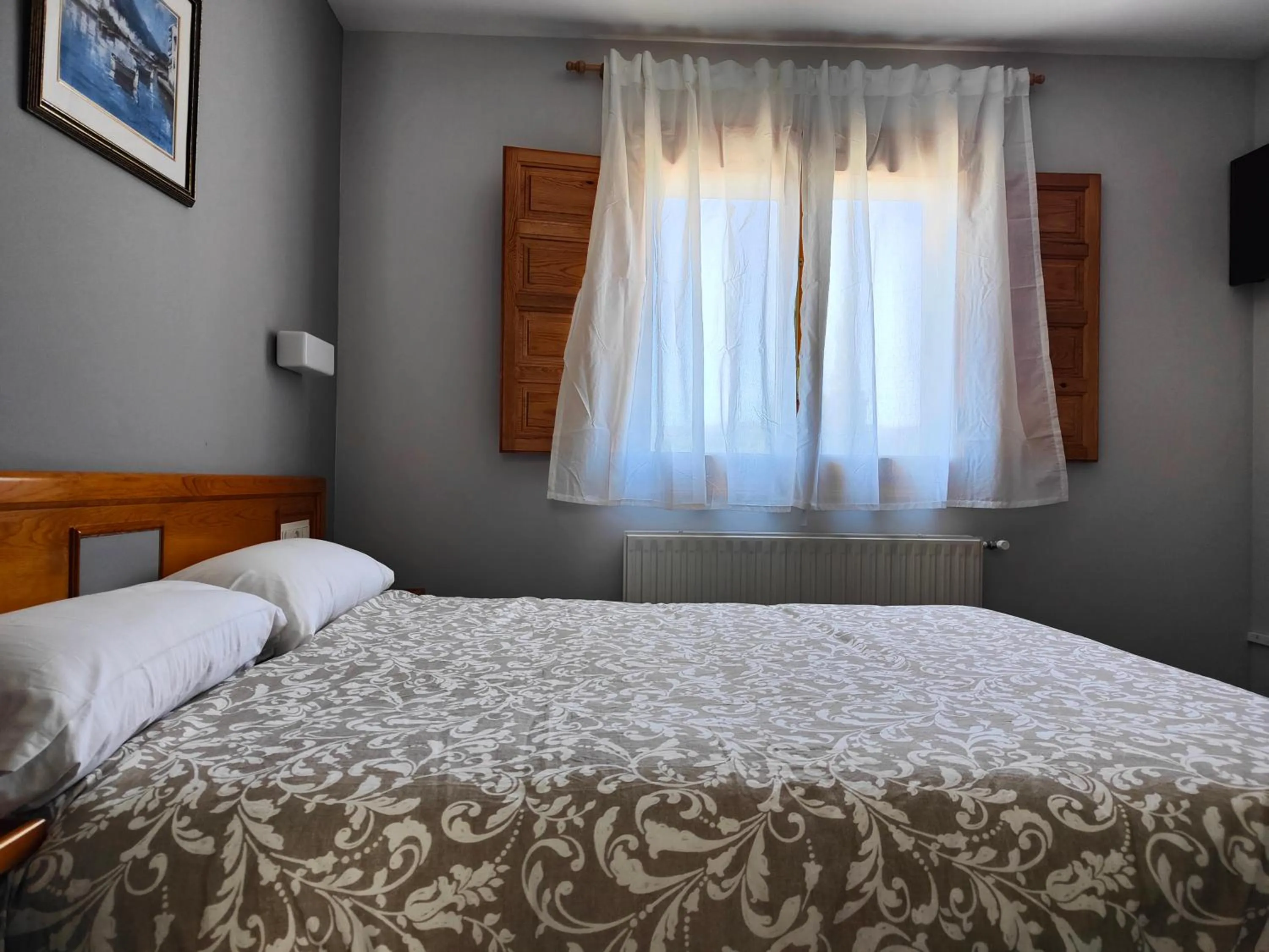 Bed in Hotel Puerta de Javalambre