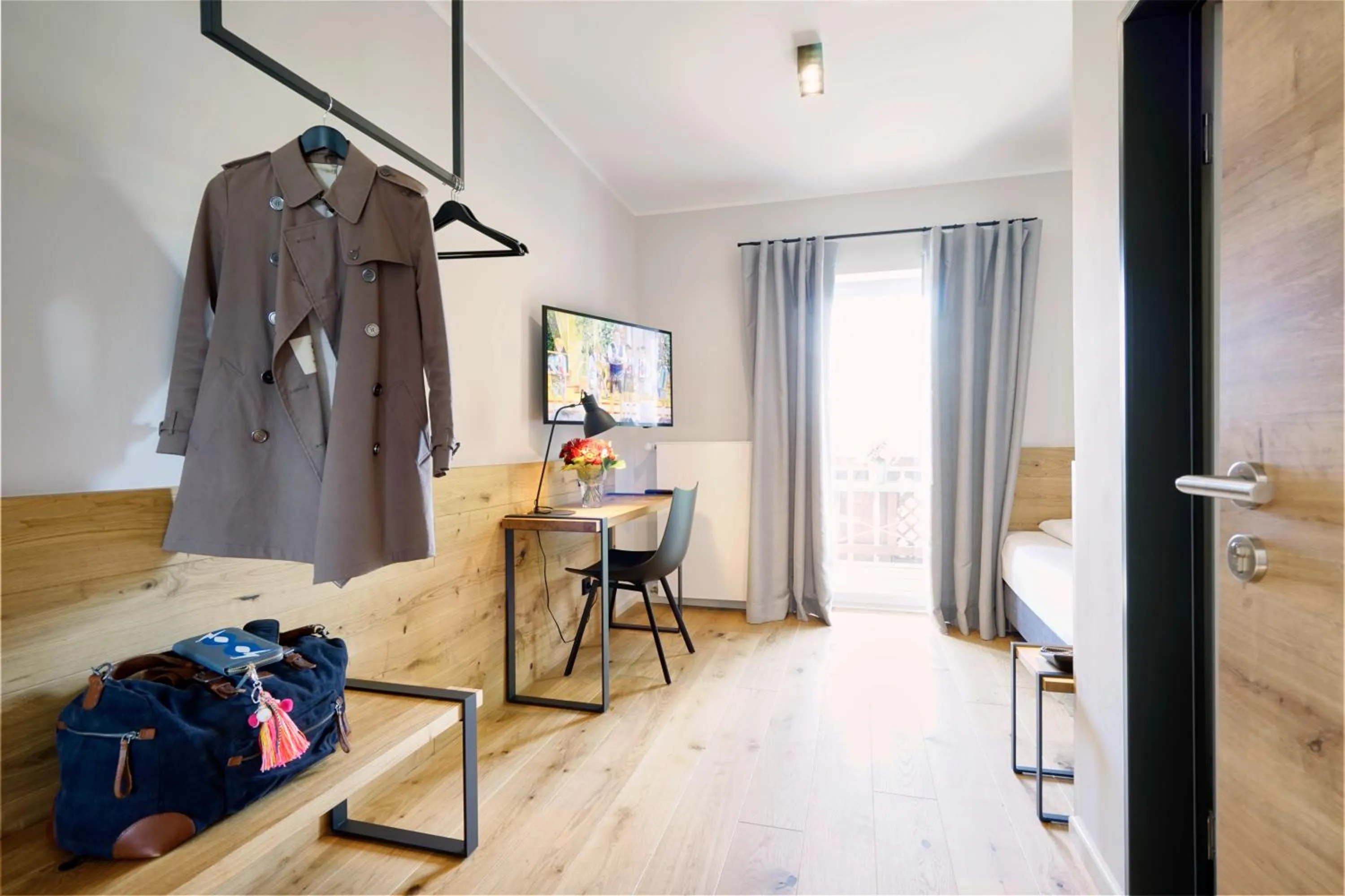 Bed in Gasthof Neuwirt Unterföhring