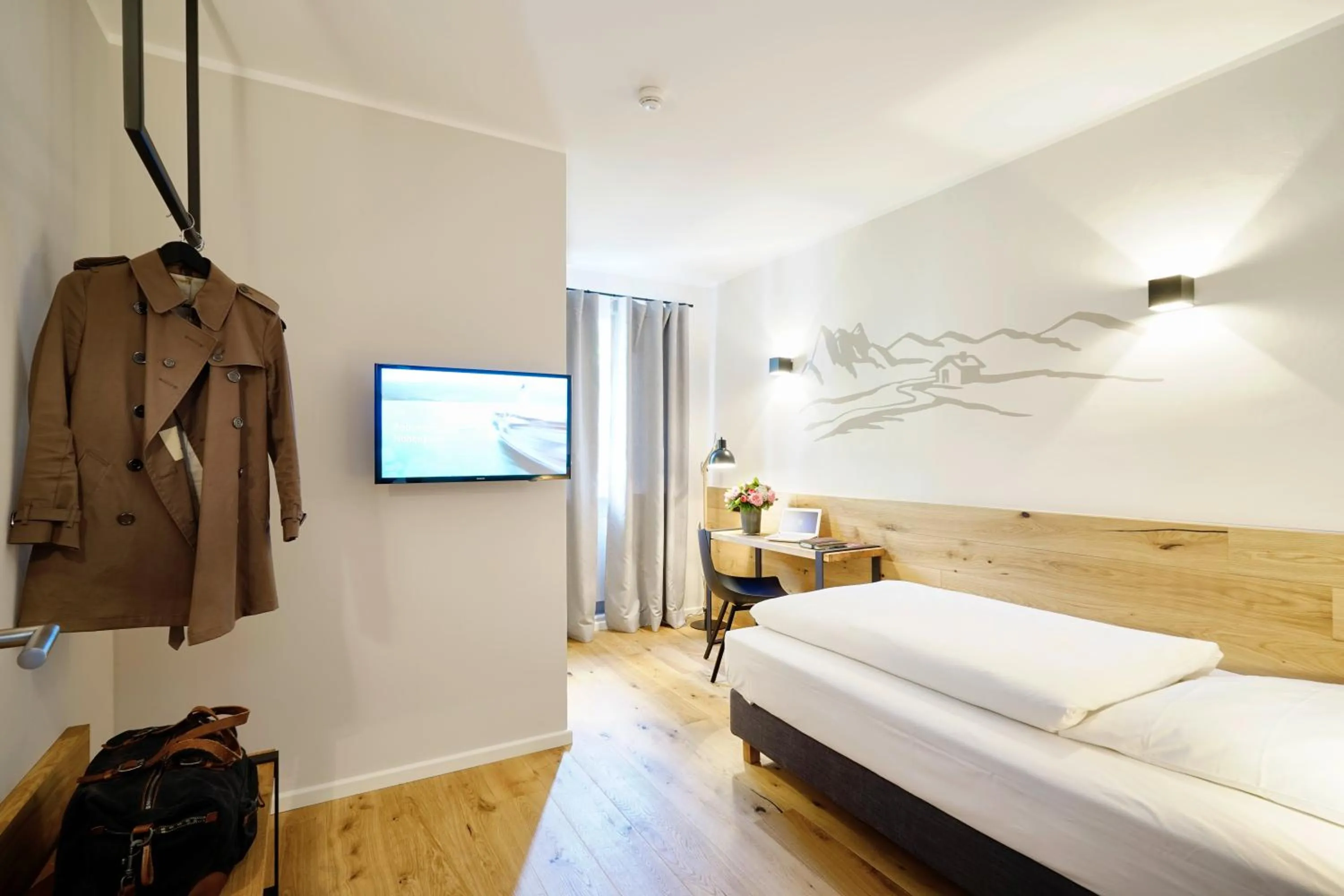 Bed in Gasthof Neuwirt Unterföhring