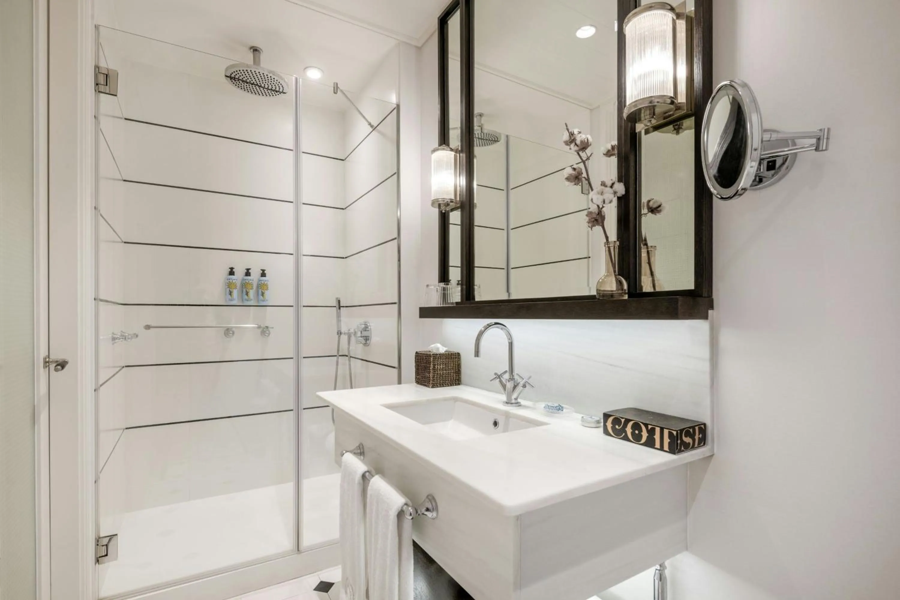 Bathroom in Cotton House Hotel, Autograph Collection