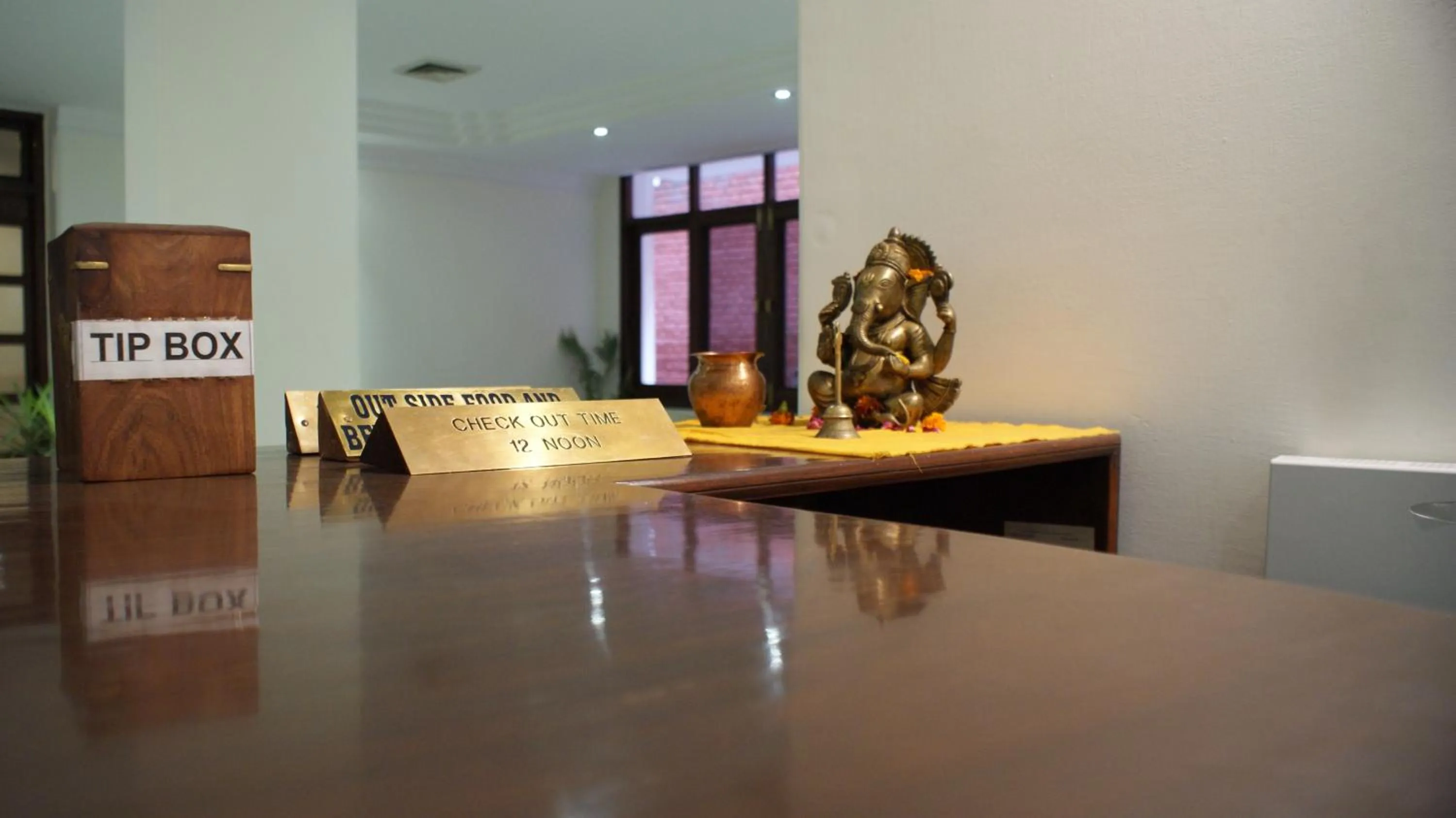 Lobby or reception in Hotel Alpana