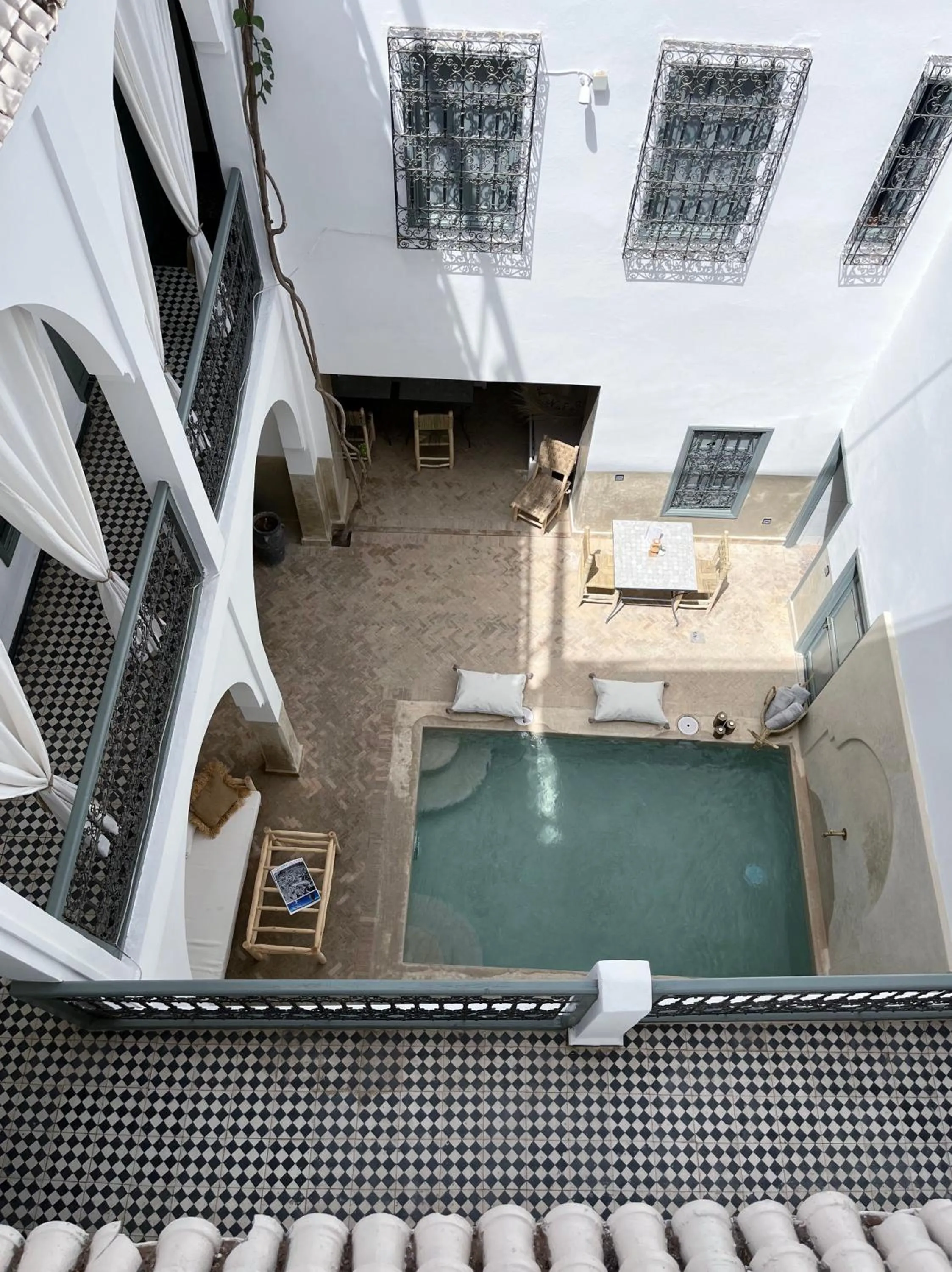 Pool view in Riad Nafora