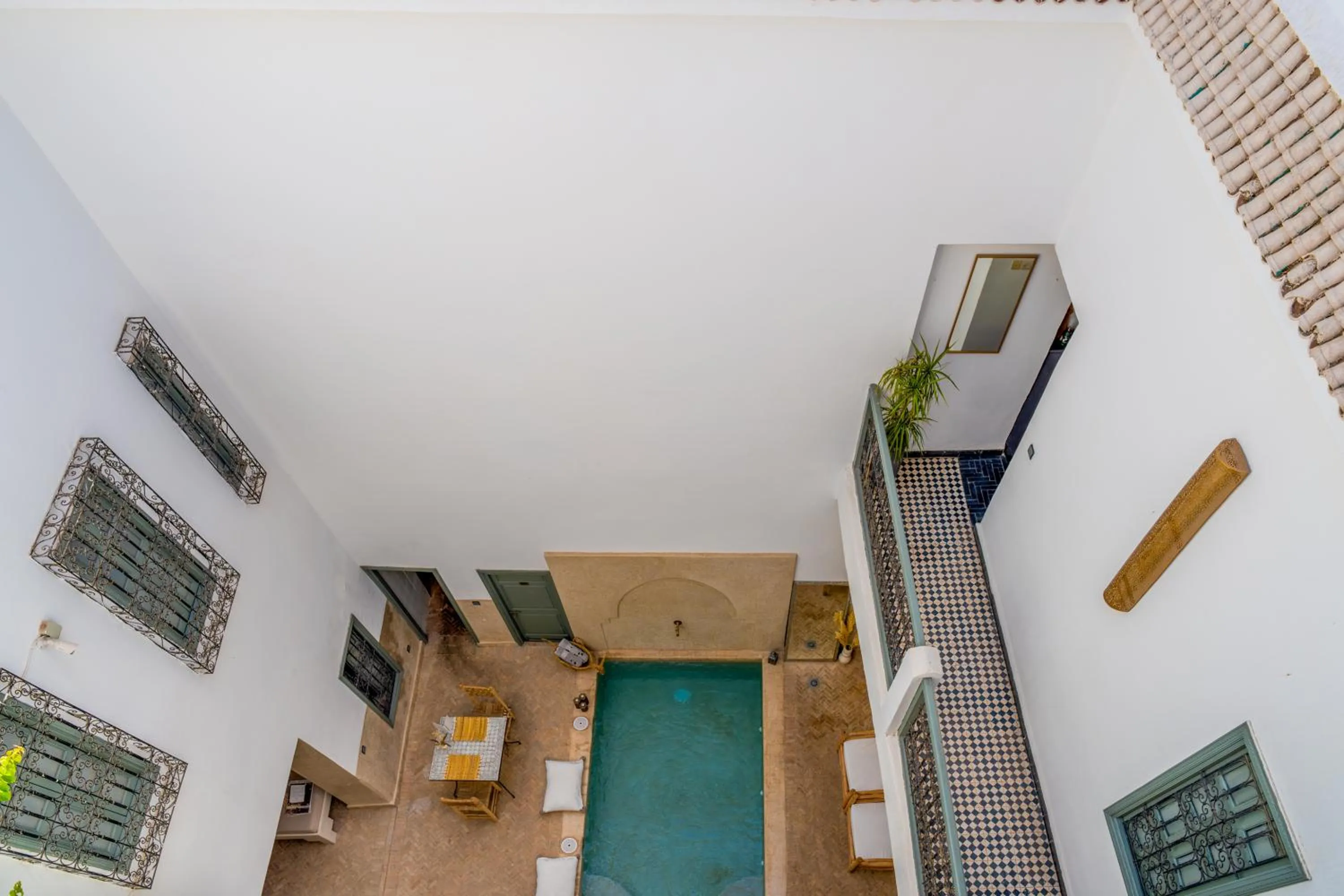 Bird's eye view in Riad Nafora