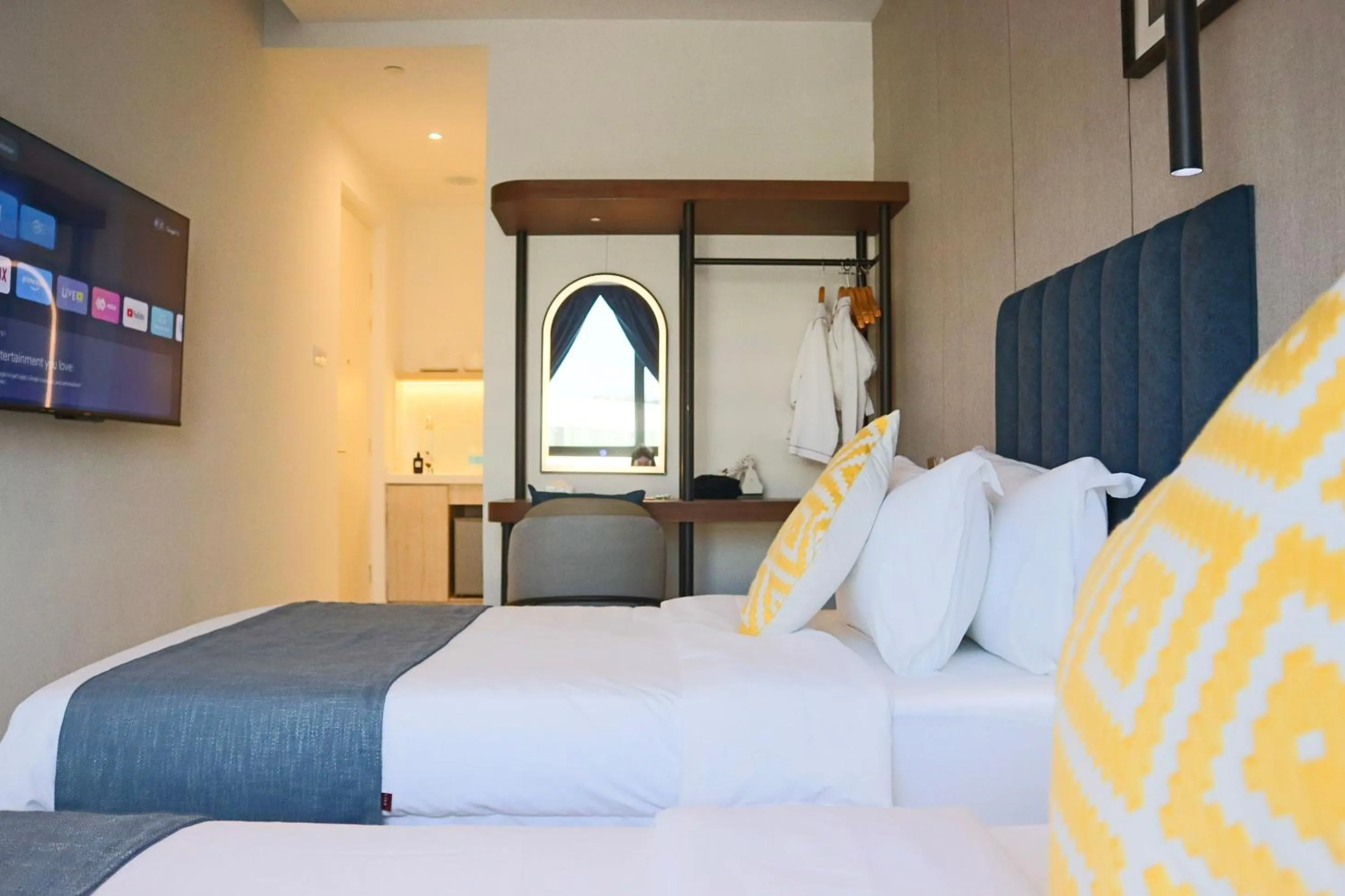 Bed in The SIGAR Hotel at Sutera Bay