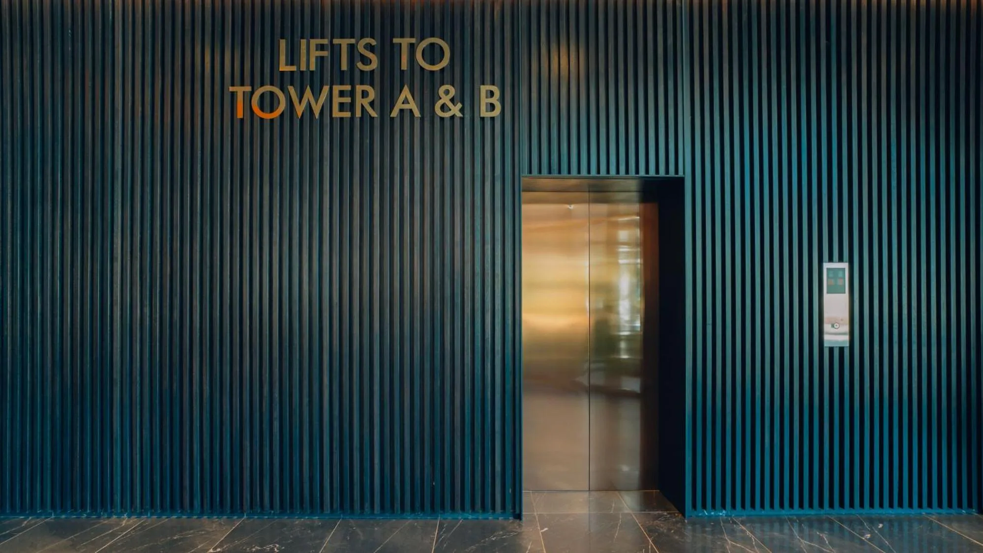 elevator in The SIGAR Hotel at Sutera Bay