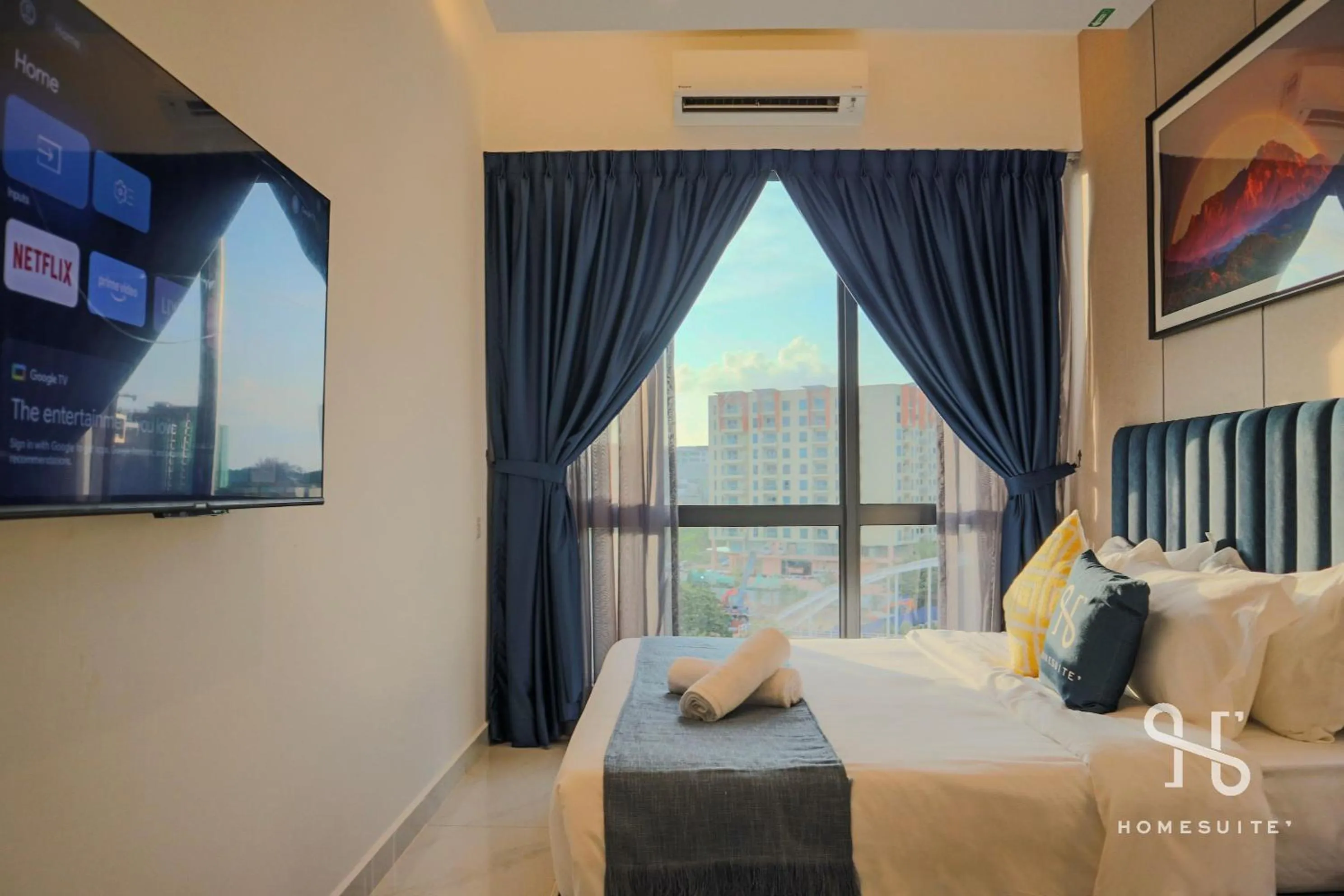 Bed in The SIGAR Hotel at Sutera Bay