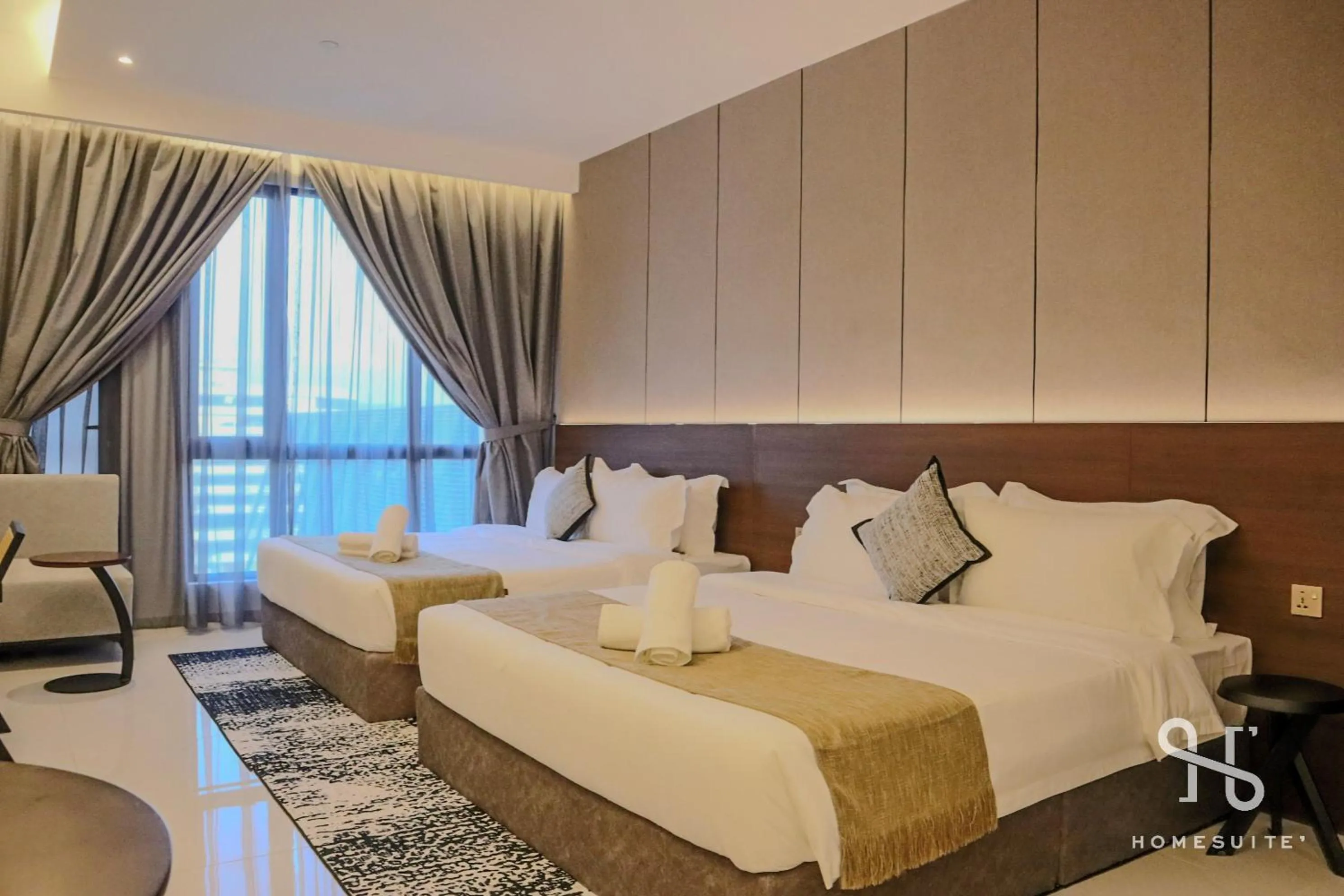 Bed in The SIGAR Hotel at Sutera Bay