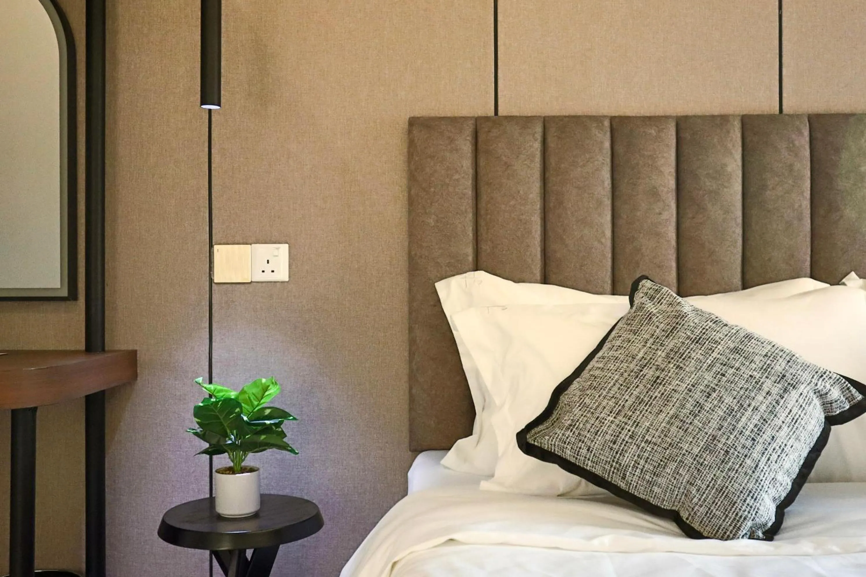 Bedroom, Bed in The SIGAR Hotel at Sutera Bay