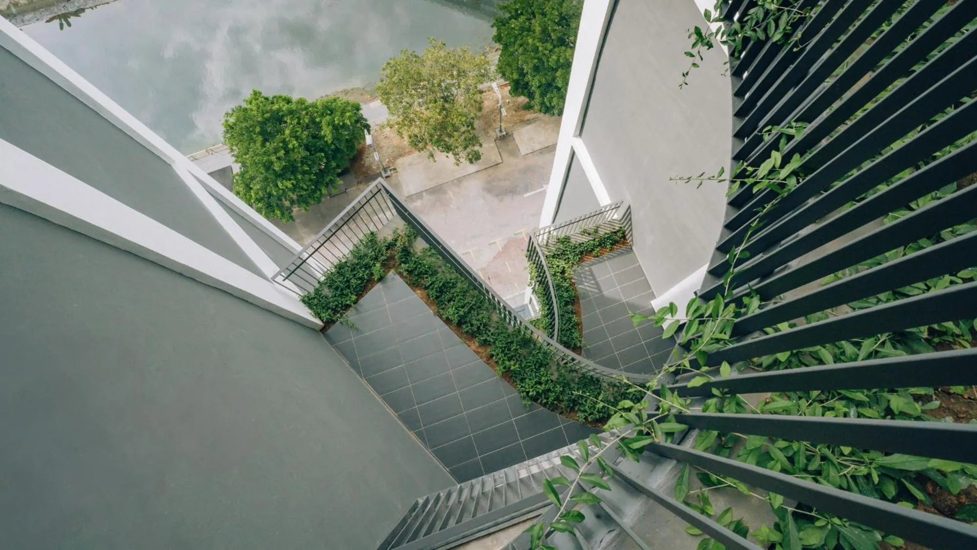 Quiet street view in The SIGAR Hotel at Sutera Bay