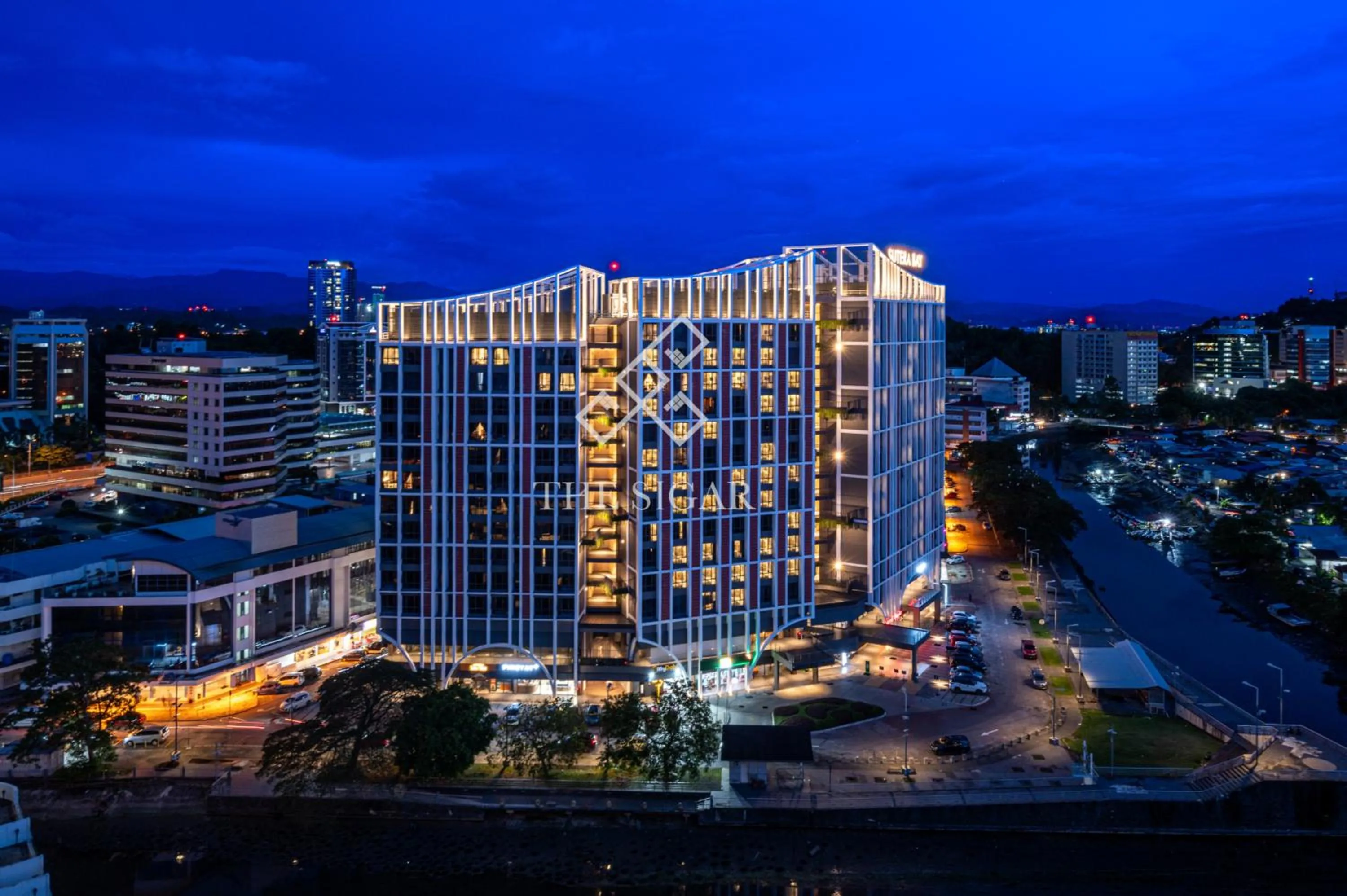 Property building in The SIGAR Hotel at Sutera Bay