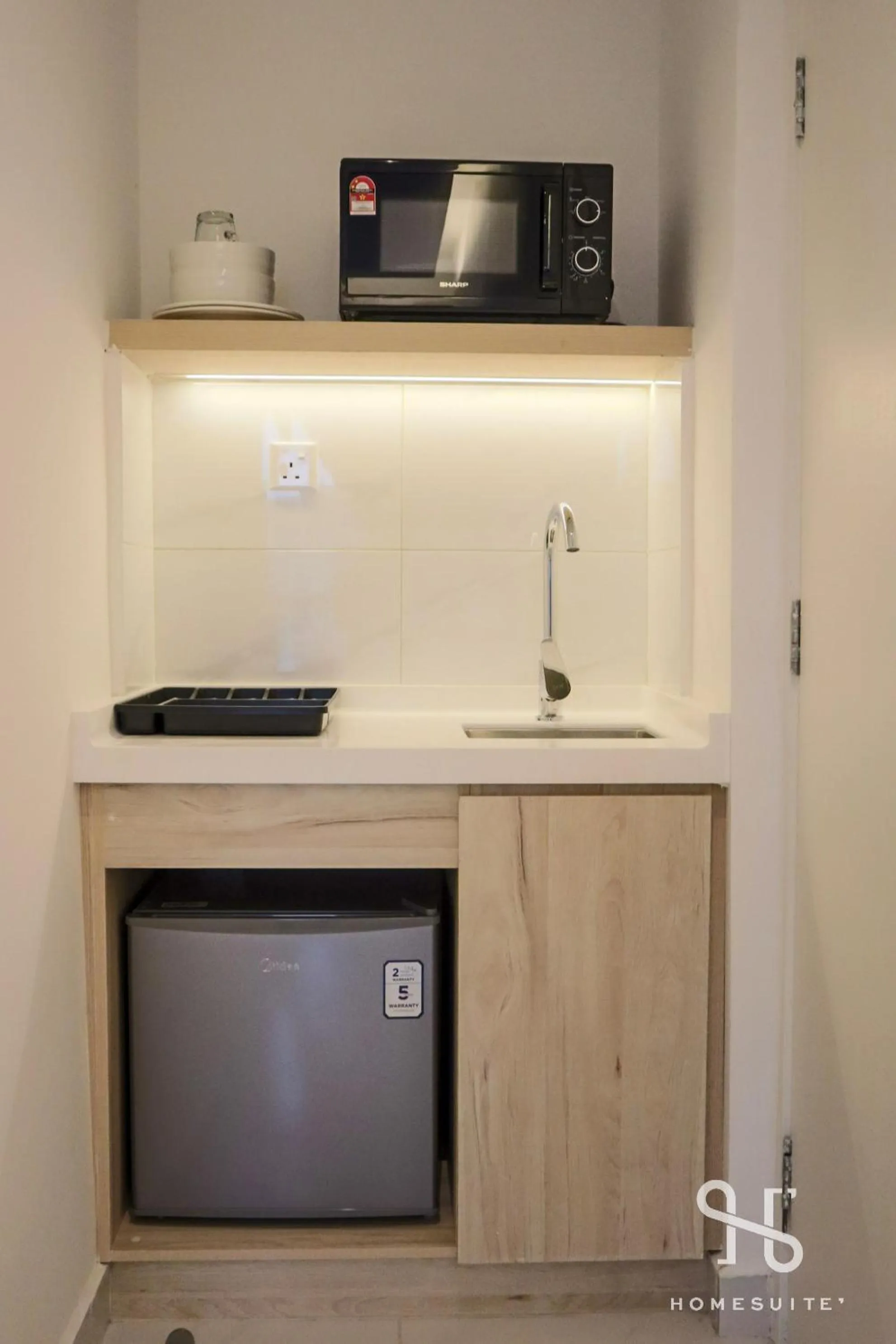 Kitchen or kitchenette in The SIGAR Hotel at Sutera Bay