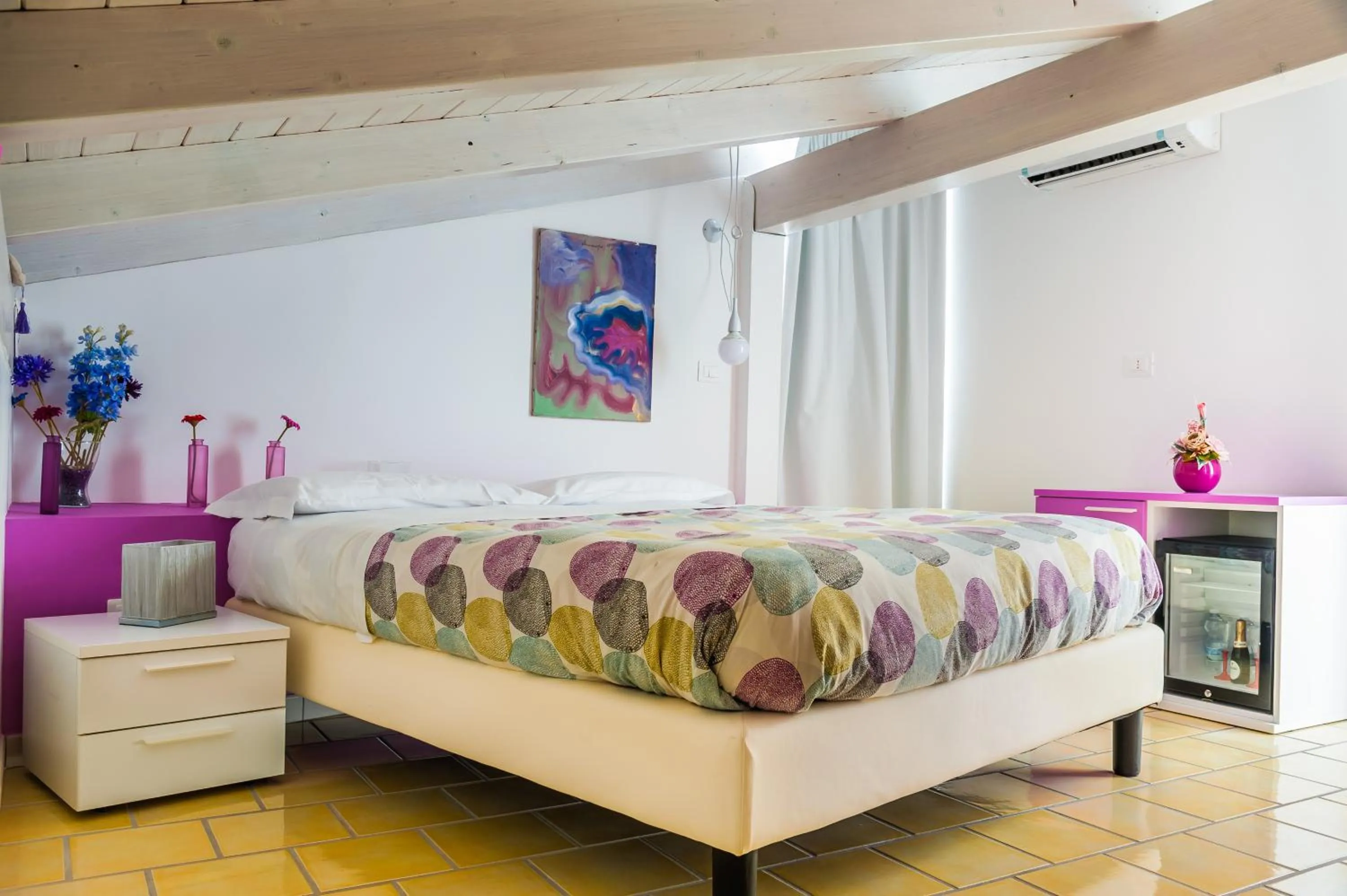 Bed in Settessenze Residence & Rooms