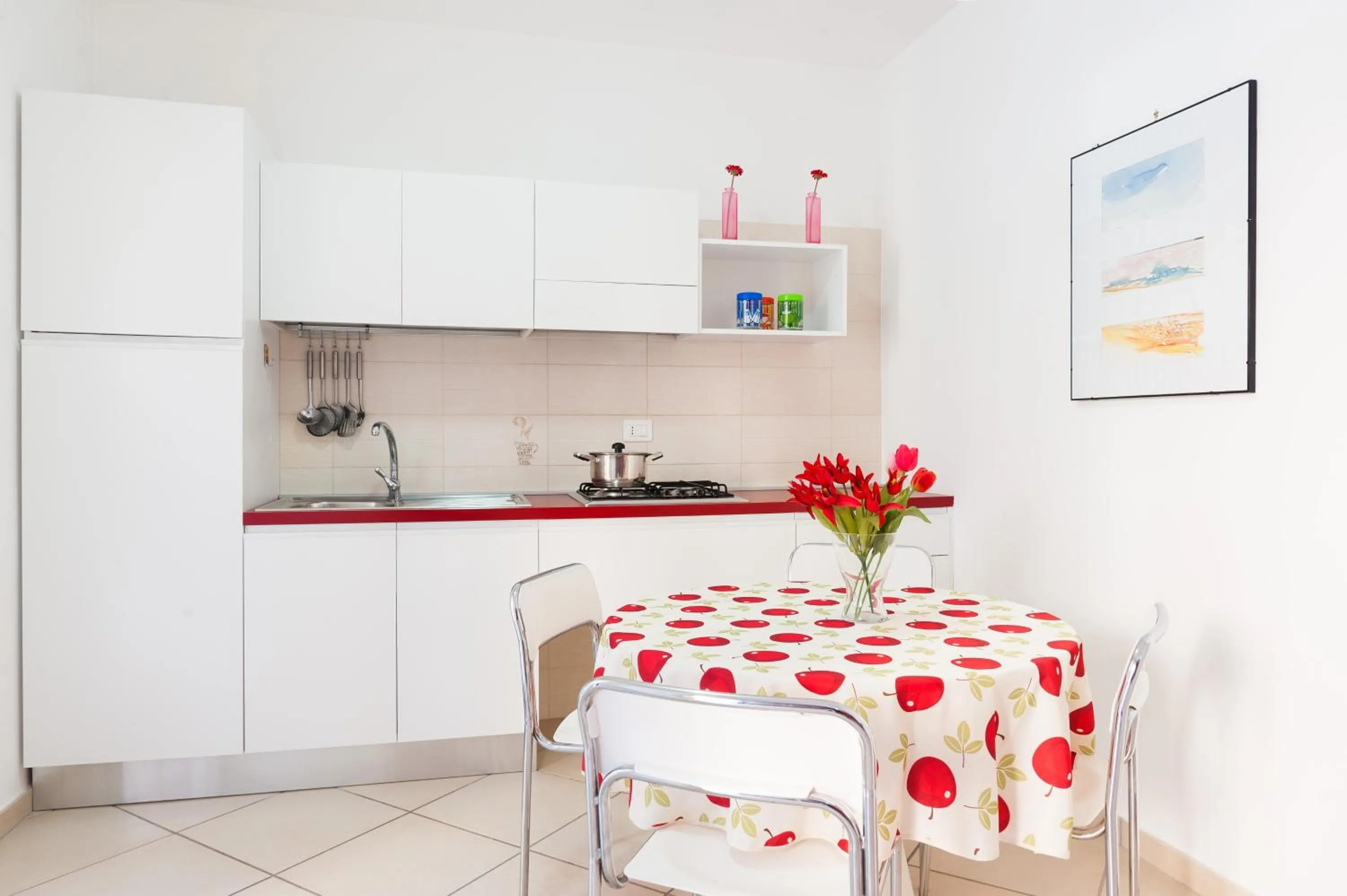 Kitchen or kitchenette in Settessenze Residence & Rooms