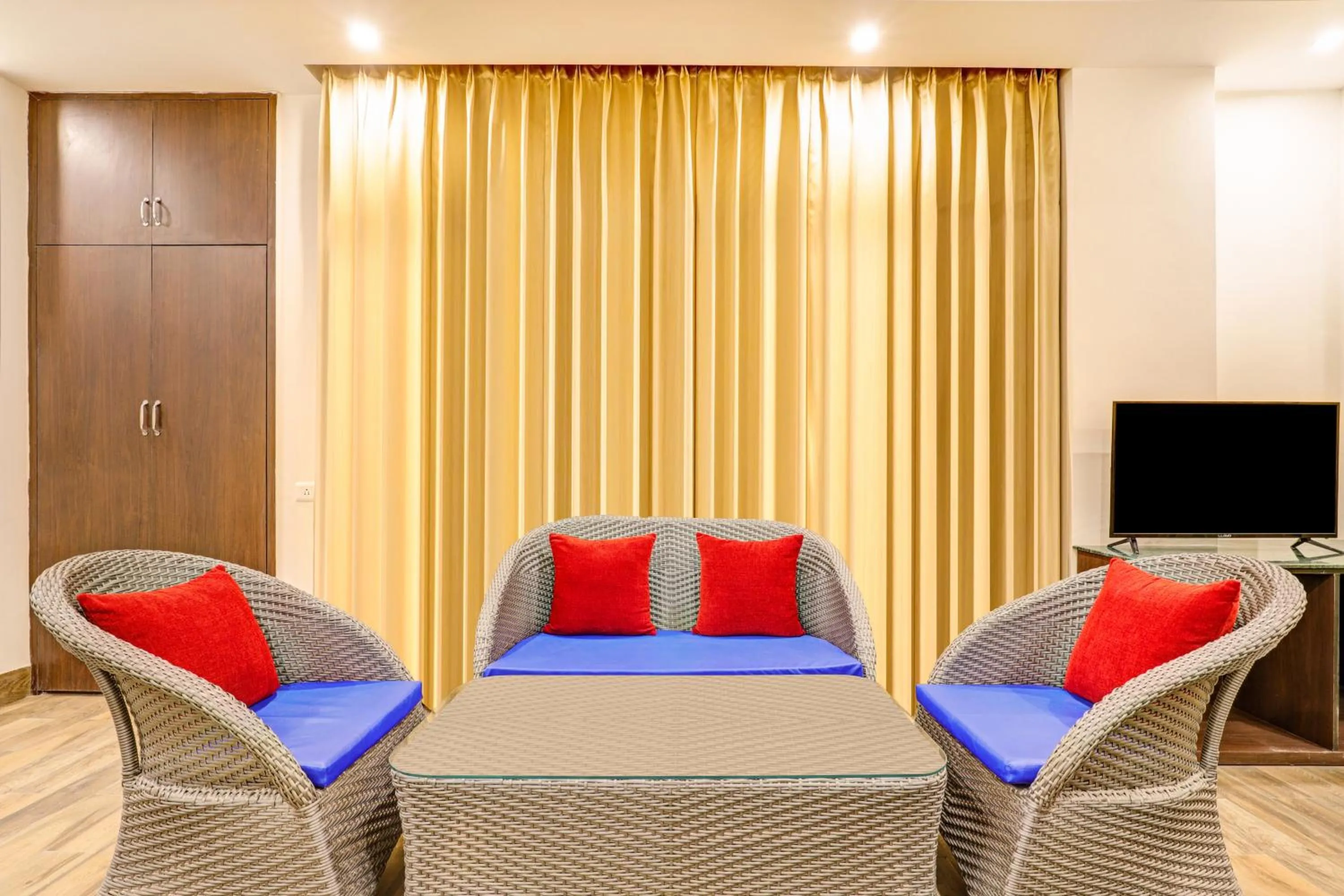 Seating area in One Earth City Heart Rishikesh