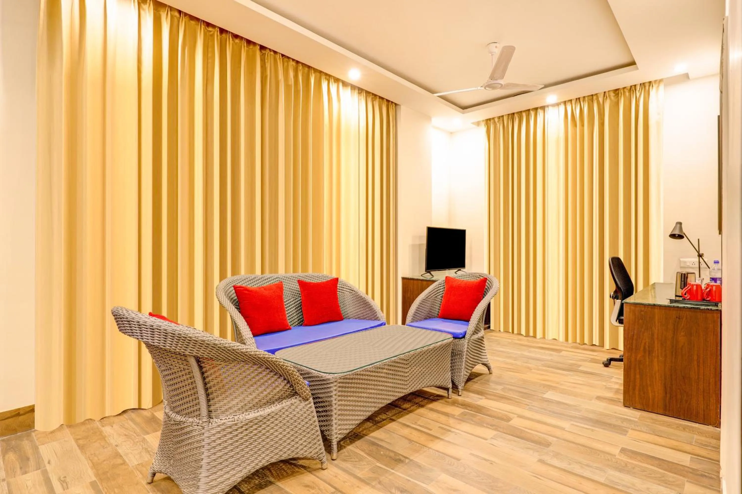 Living room in One Earth City Heart Rishikesh