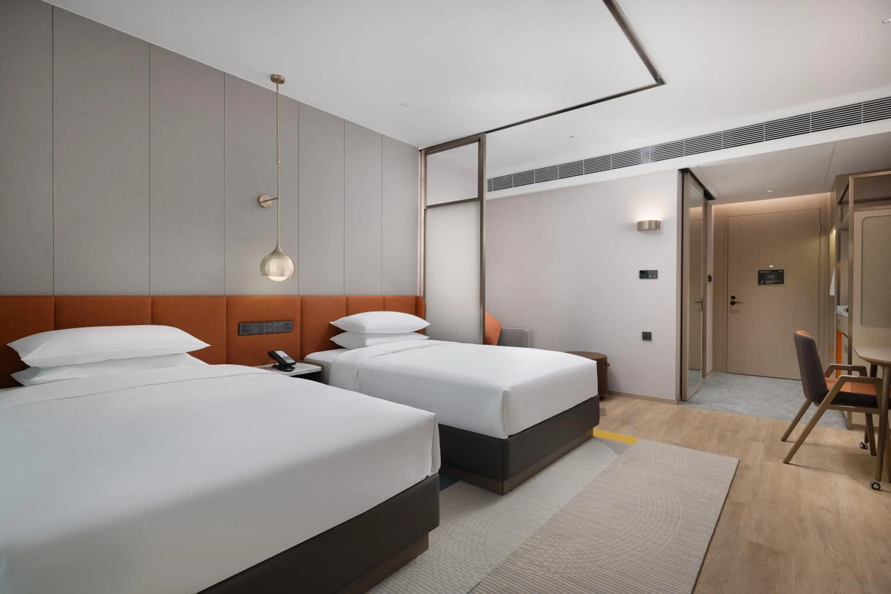 Bed in Home2 Suite by Hilton Chengdu Huaizhou New Town